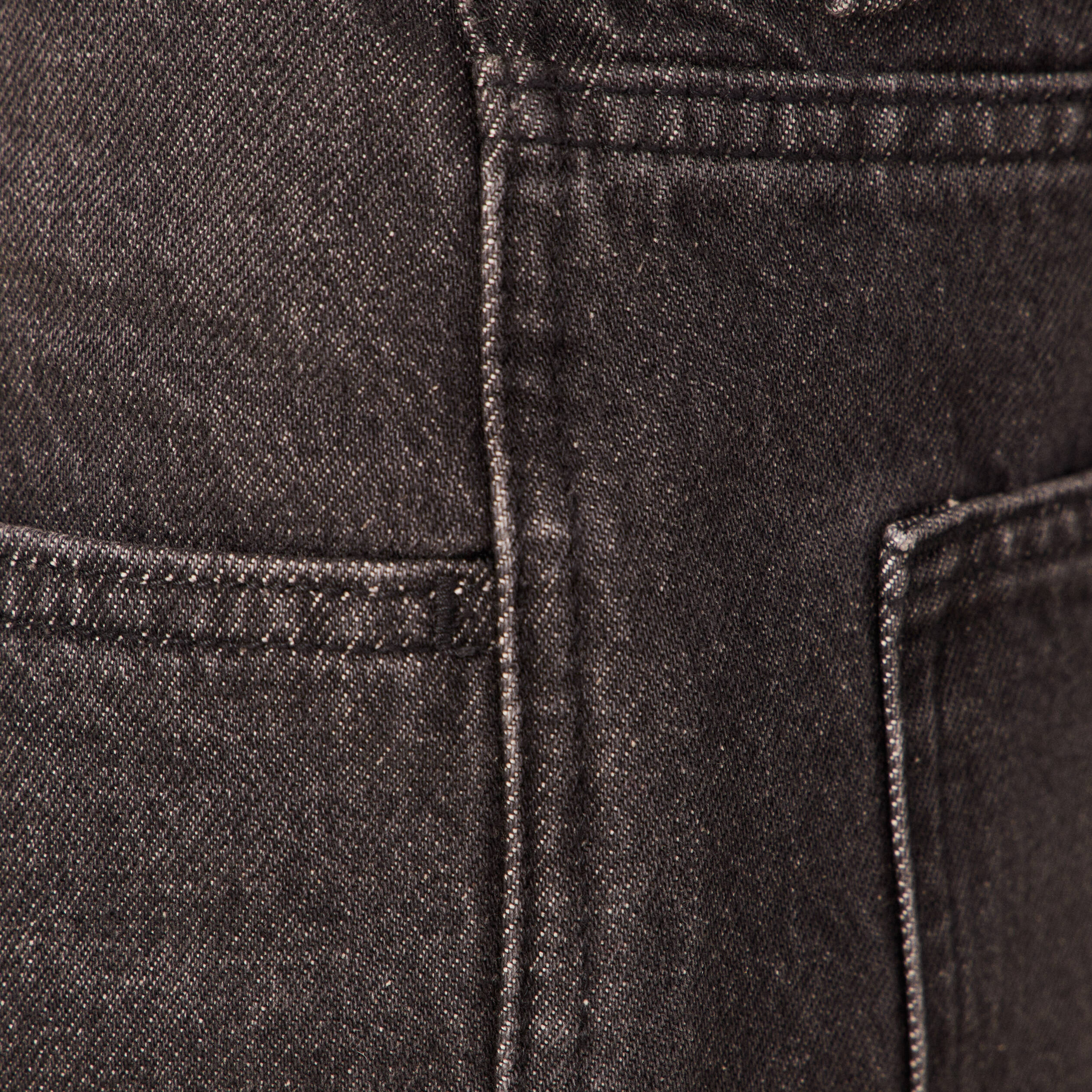 Jeans relax 5 poches denim snow noir homme