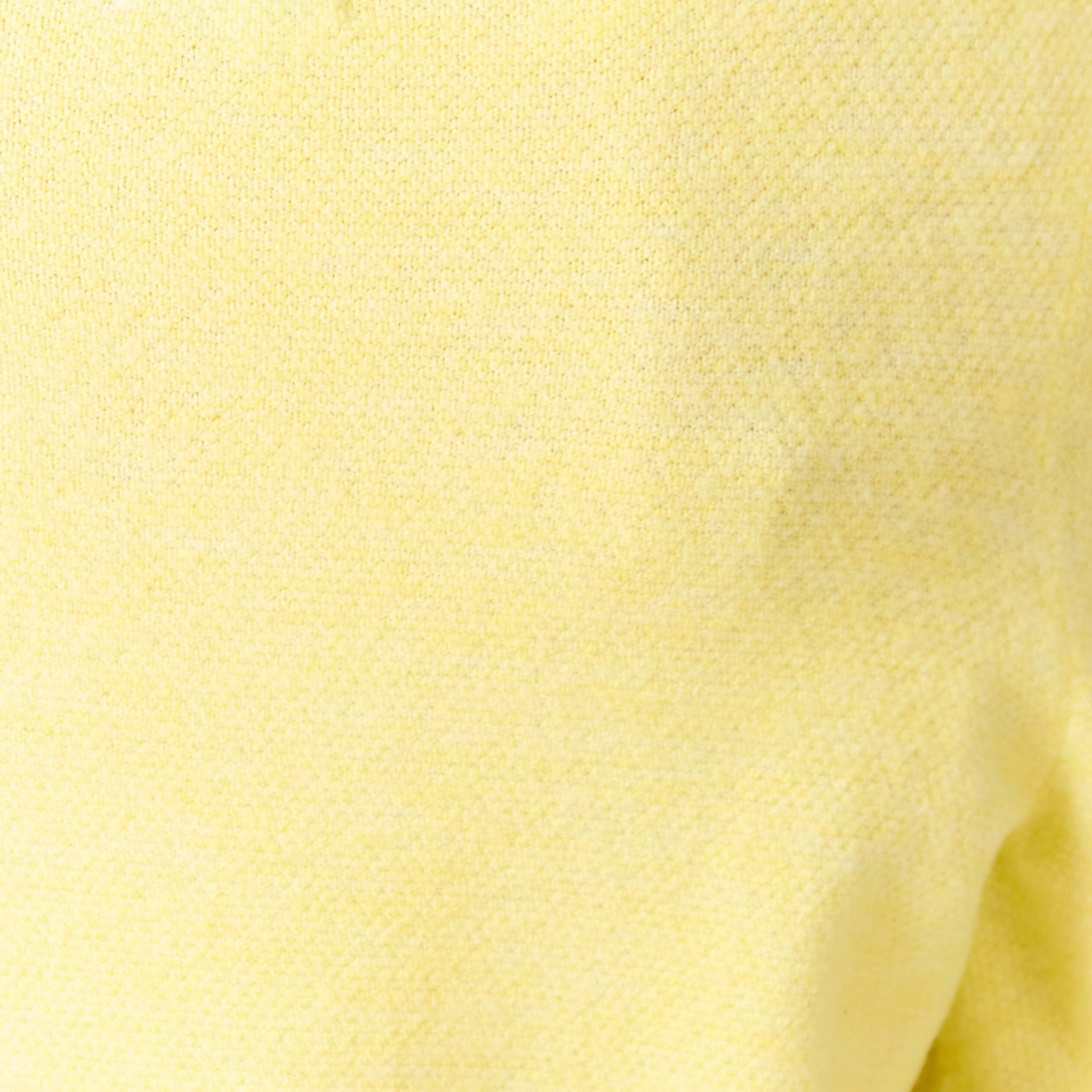 Pull col bateau manches longues jaune clair femme