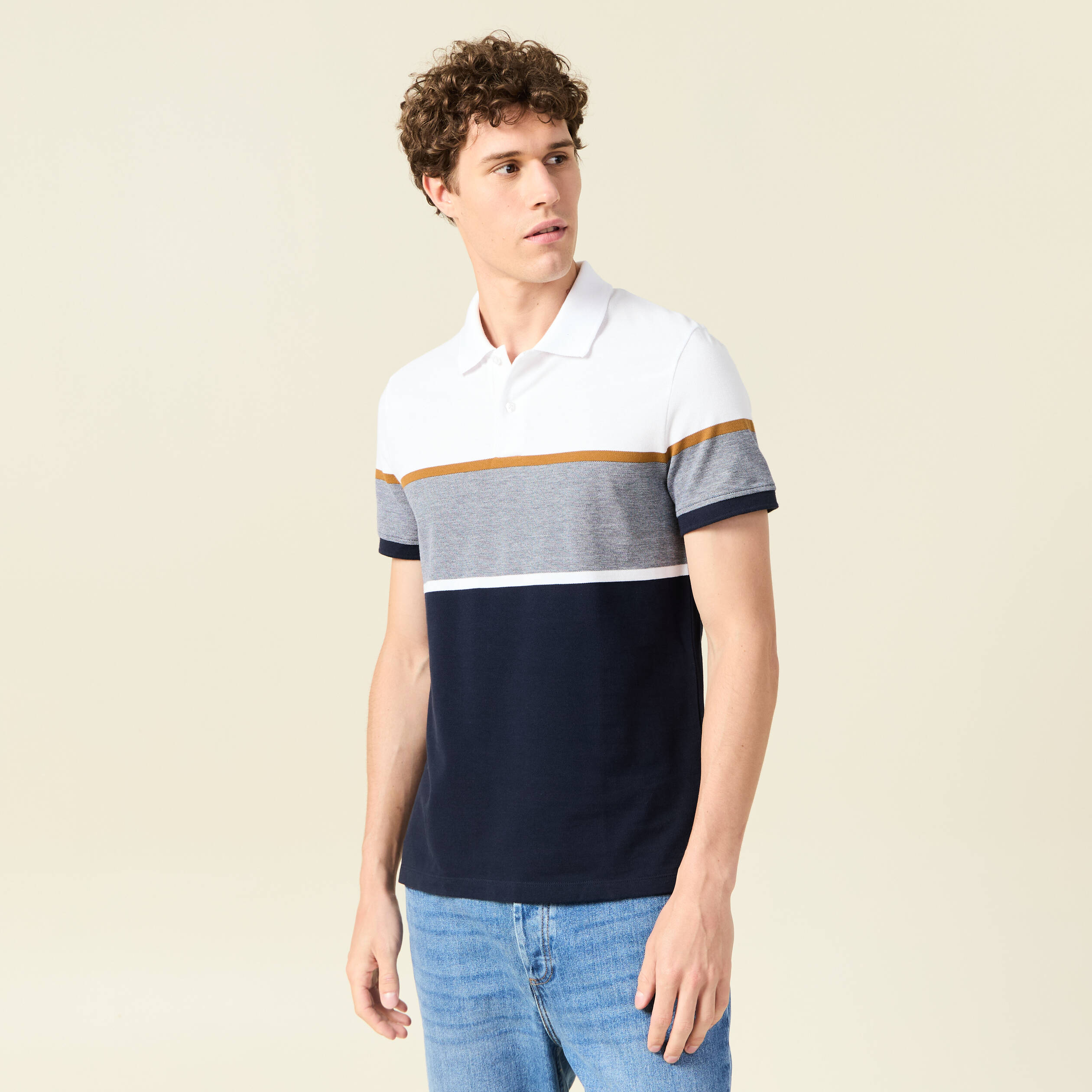 polo manches courtes blanc homme Polo manches courtes blanc homme