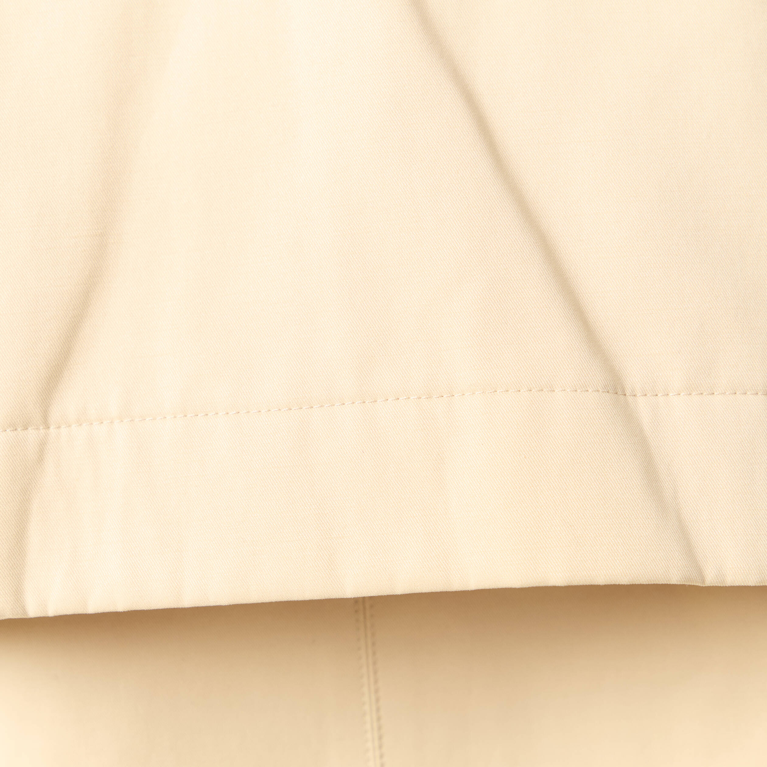 Trench oversize court col tailleur beige femme