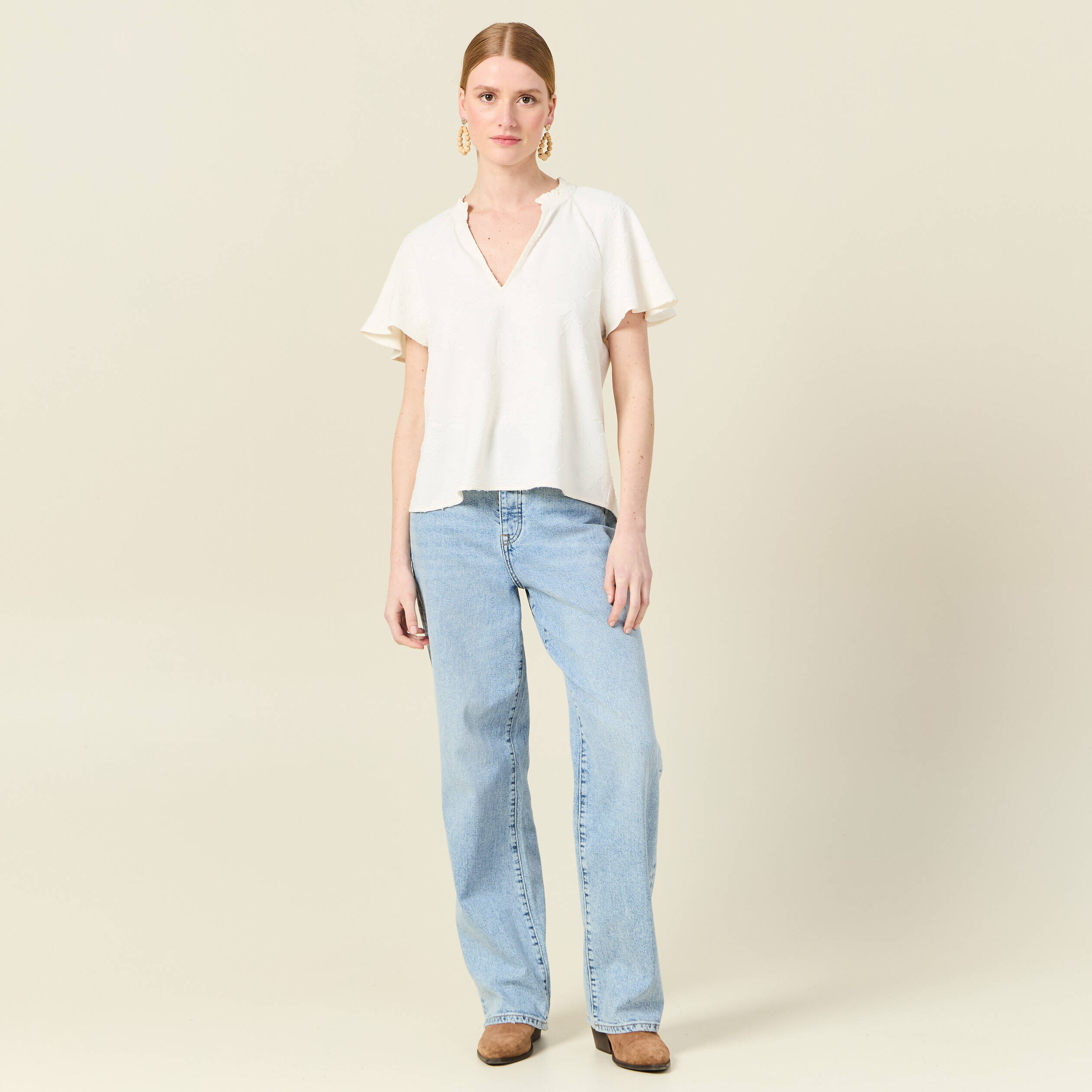 blouse manches courtes blanc femme Blouse manches courtes blanc femme