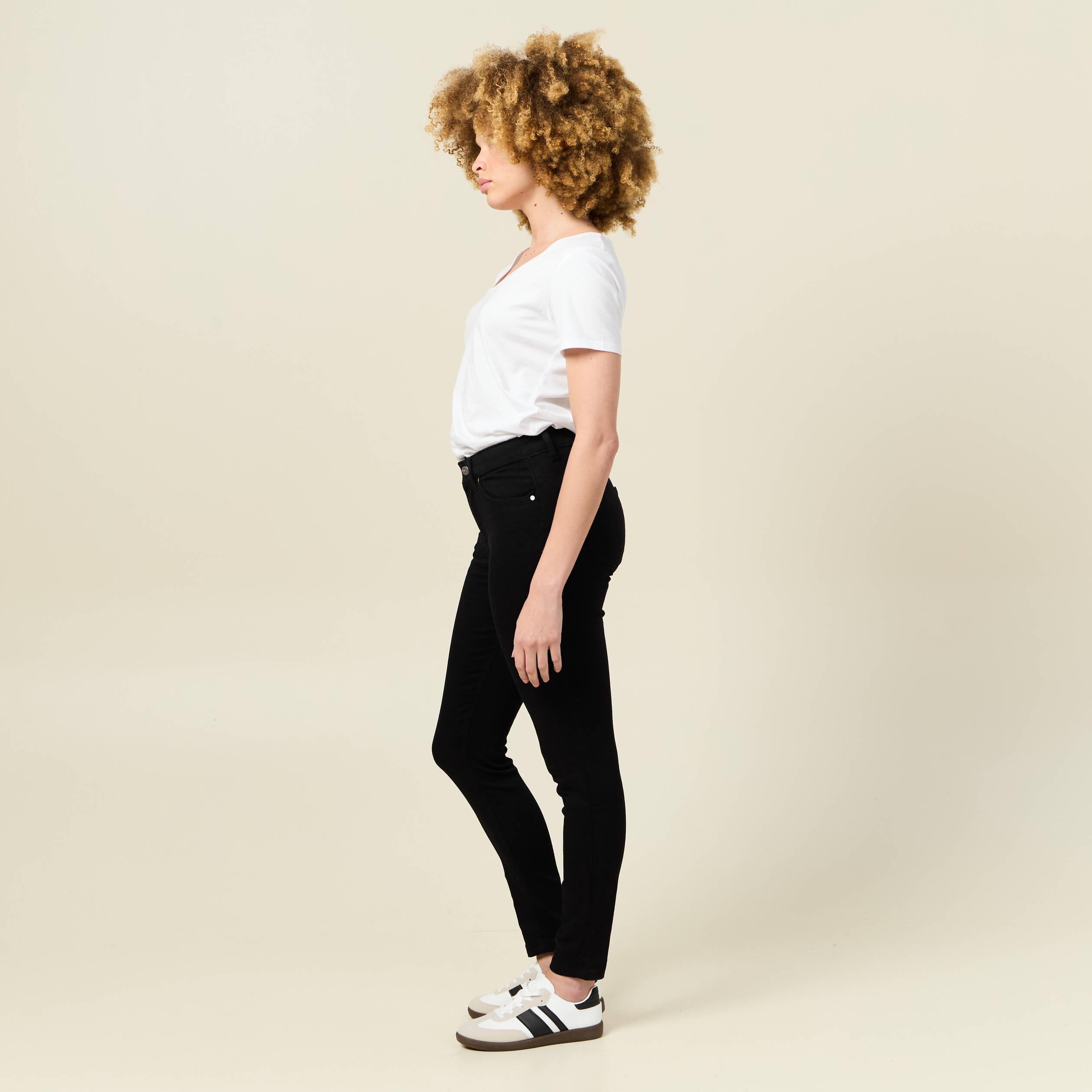 jeans skinny eco responsable denim noir femme Jeans skinny éco-responsable denim noir femme