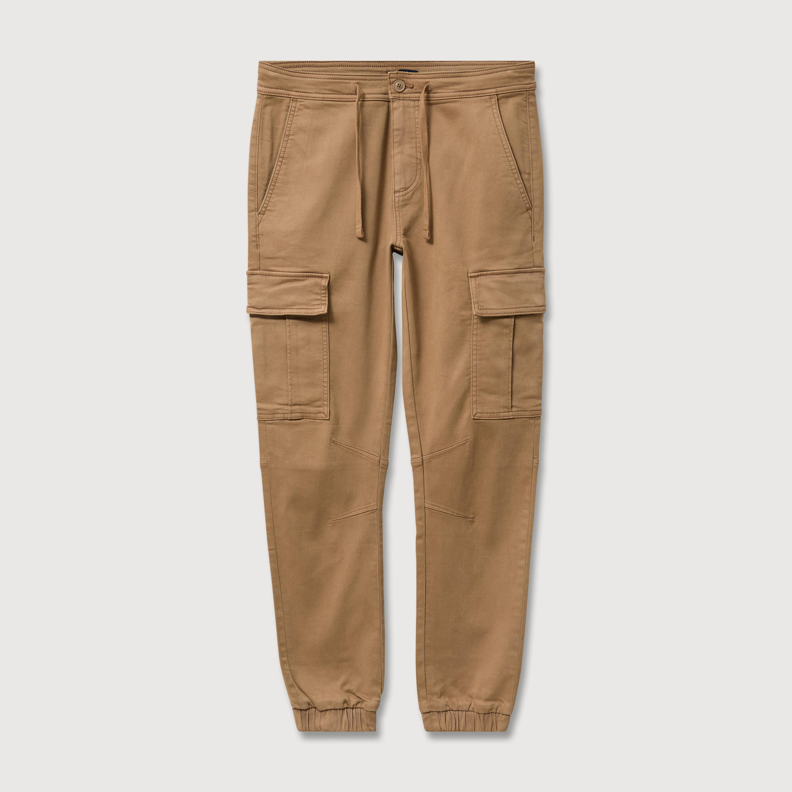 Pantalon battle bas resserr&eacute; vert kaki homme