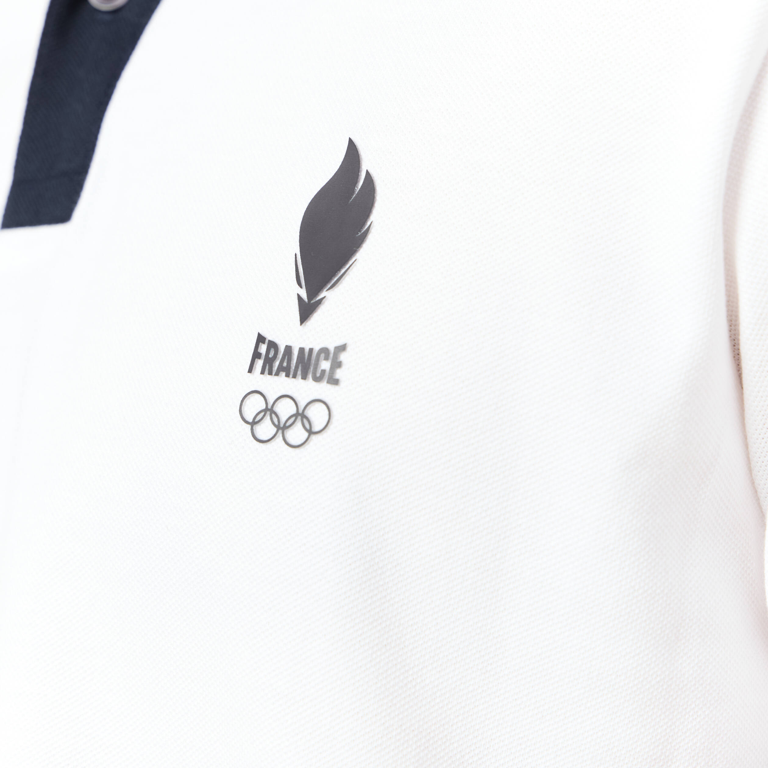 Polo manches courtes blanc homme