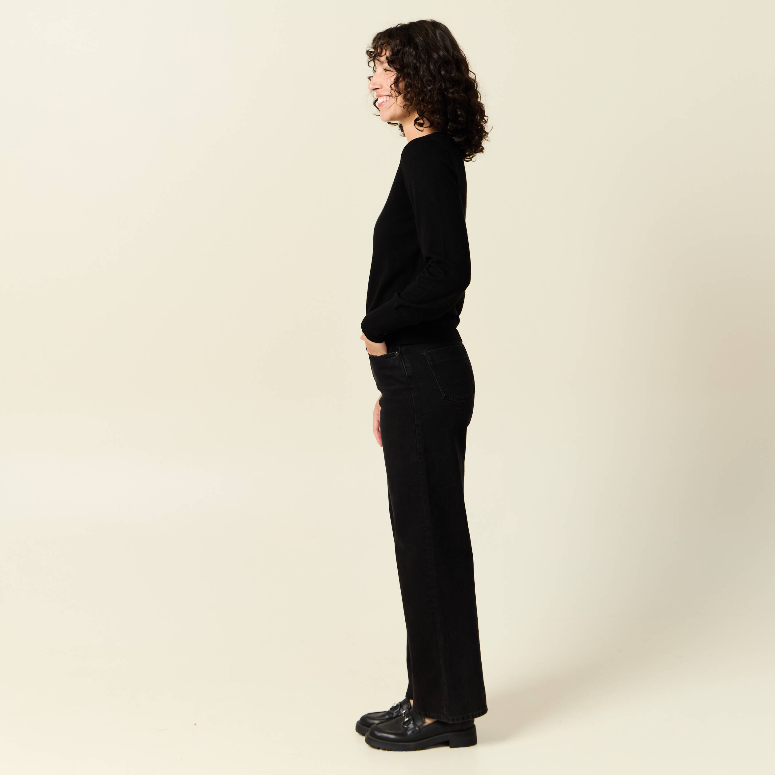pull manches longues noir femme Pull manches longues noir femme