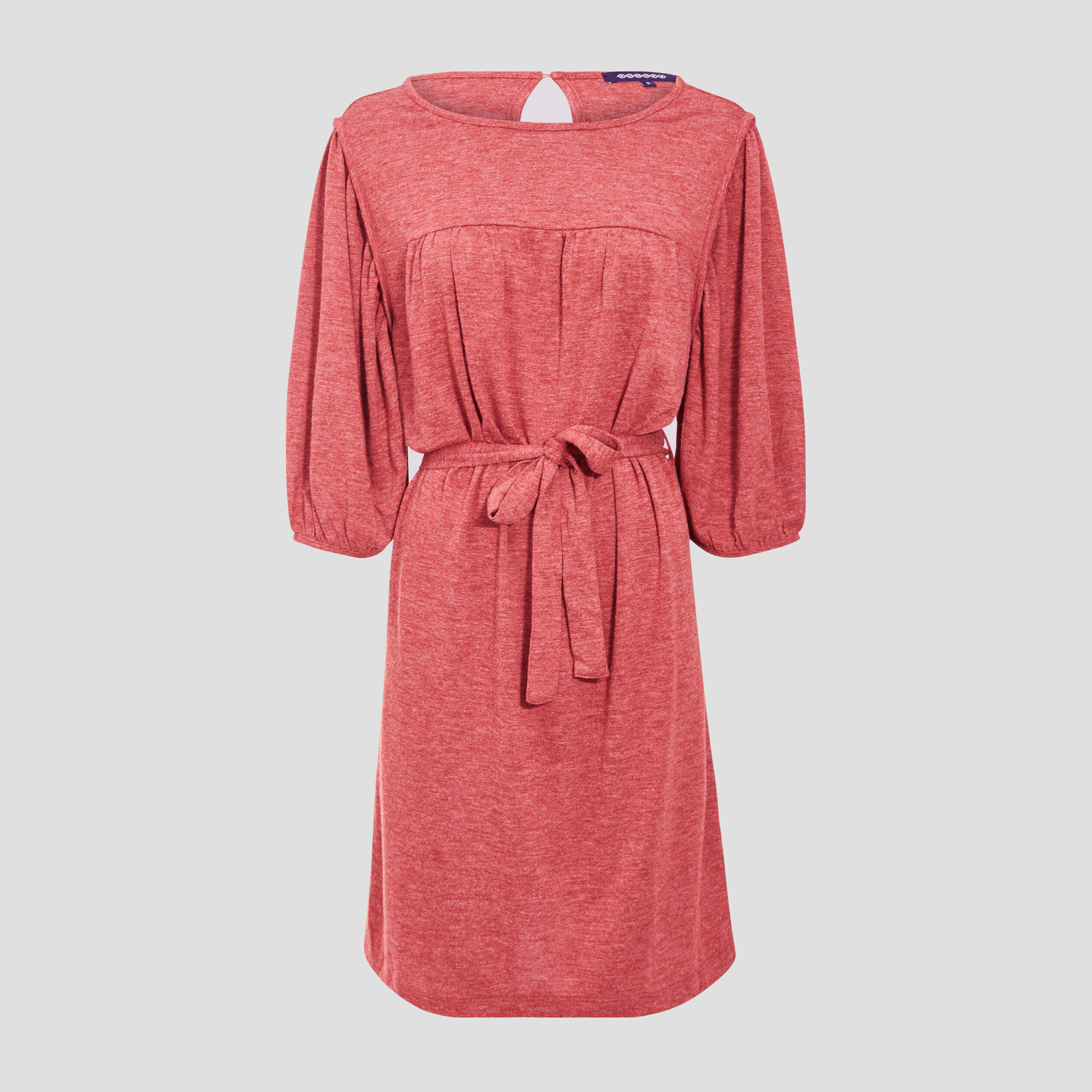 robe droite ceinturee orange fonce femme Robe droite ceinturée orange foncé femme