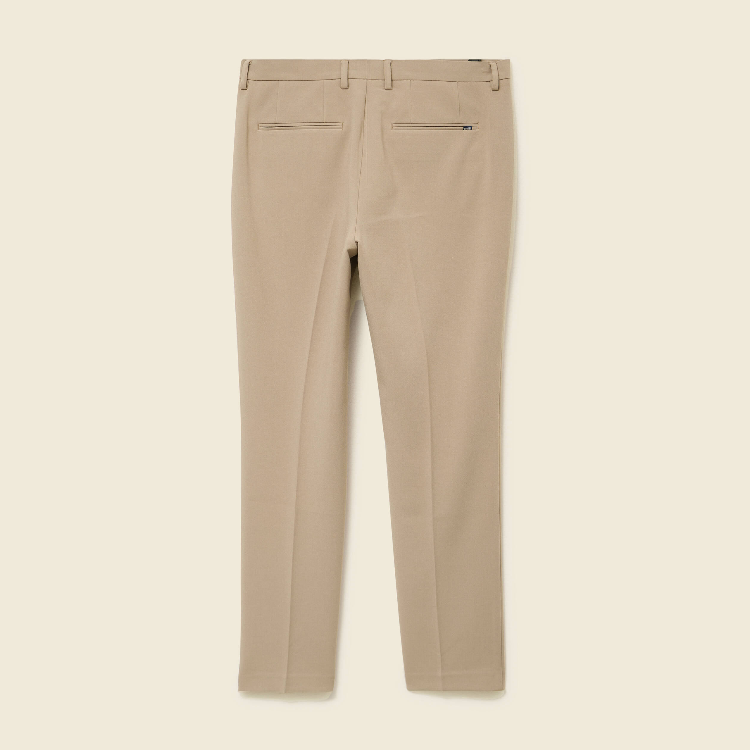 Pantalon slim cigarette taupe homme