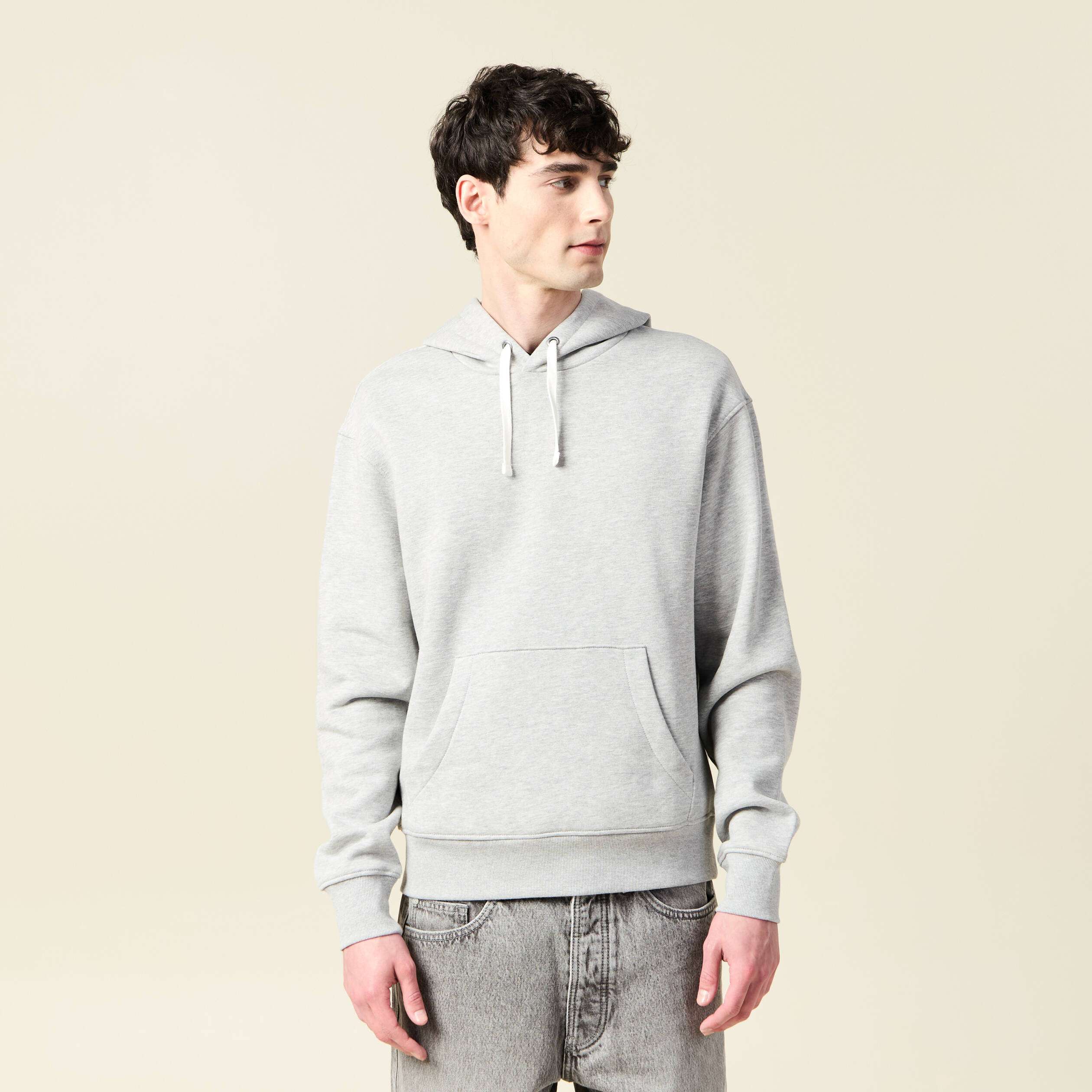 sweat a capuche gris homme Sweat à capuche gris homme