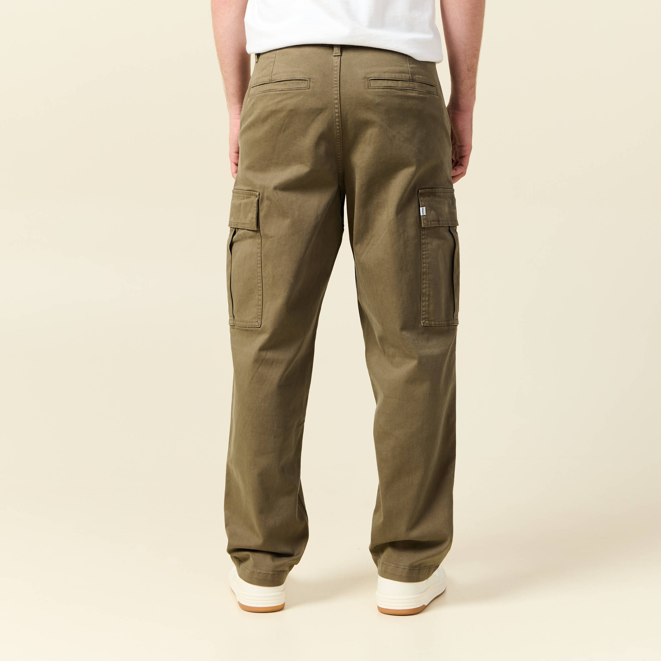 Cargo battle longueur 32 vert kaki homme