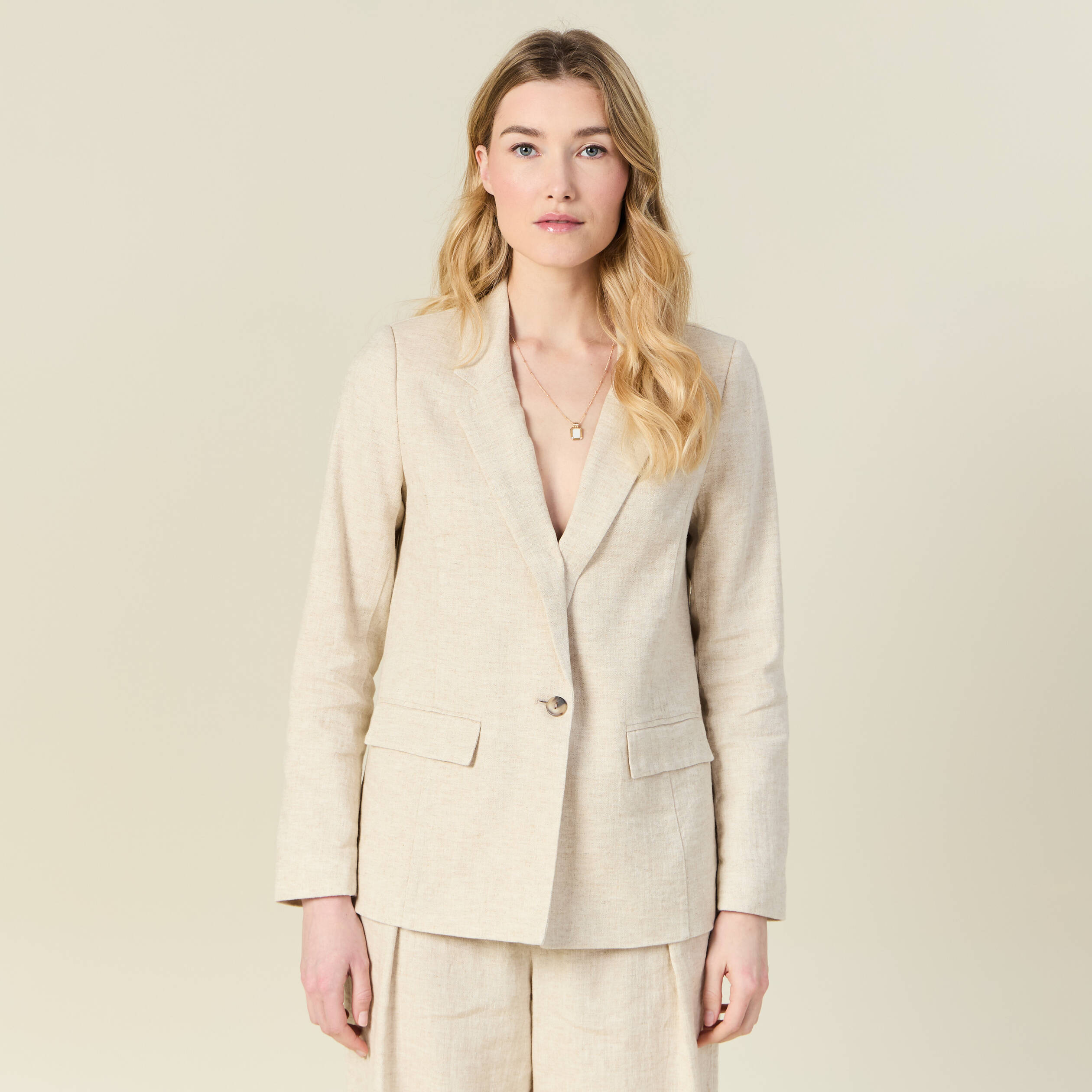 veste esprit blazer sable femme Veste esprit blazer sable femme