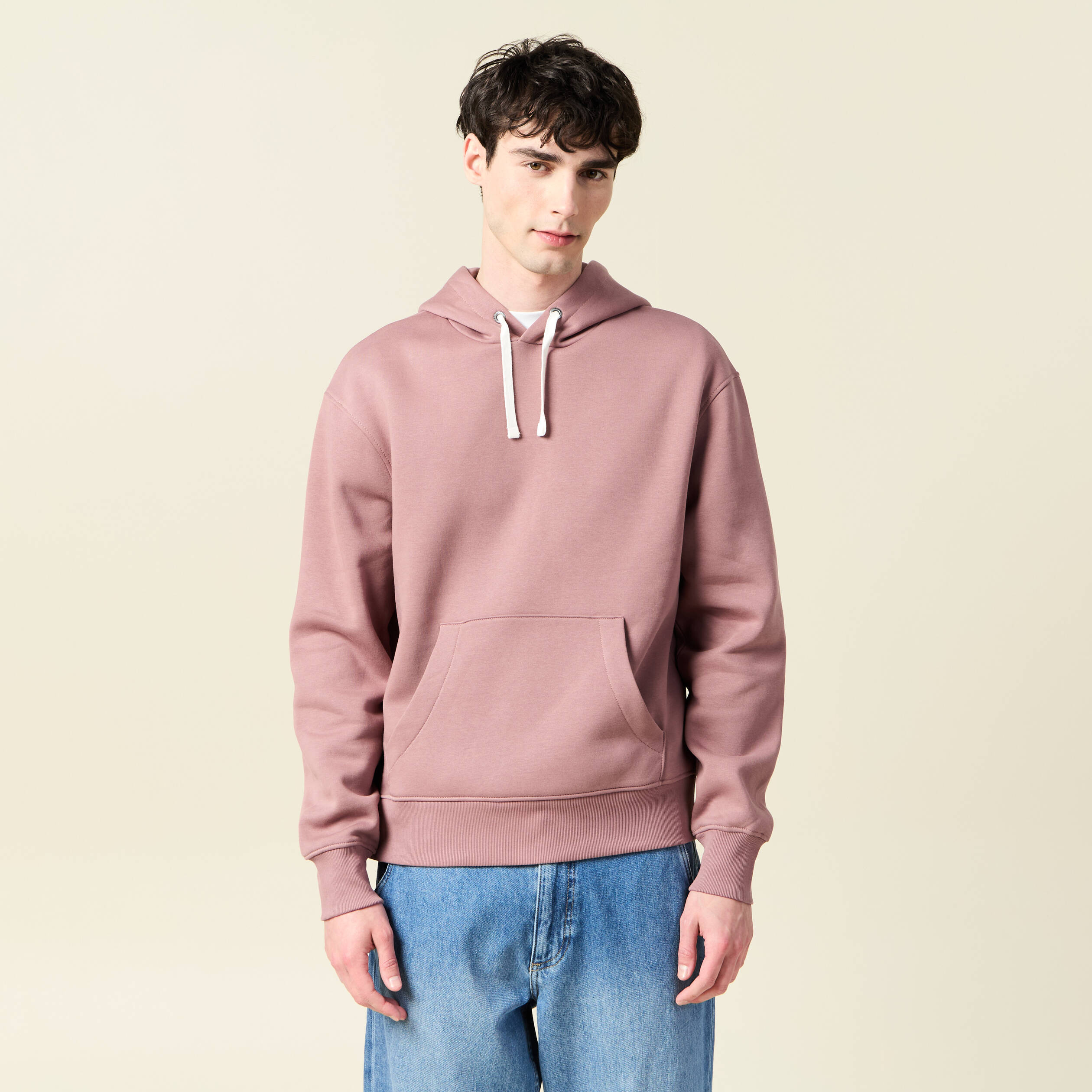 sweat a capuche vieux rose homme Sweat à capuche vieux rose homme