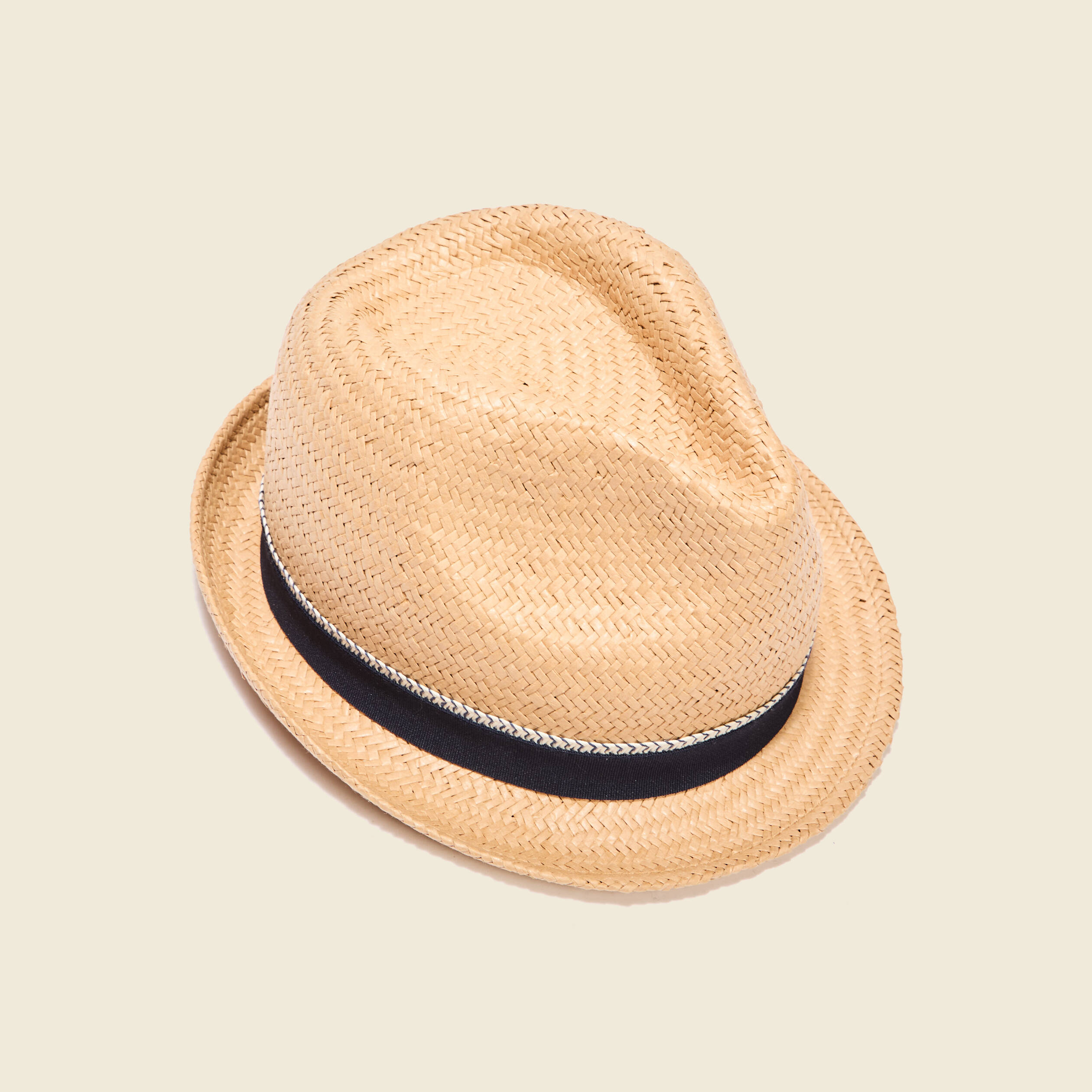 chapeau trilby tresse sable homme Chapeau trilby tressé sable homme