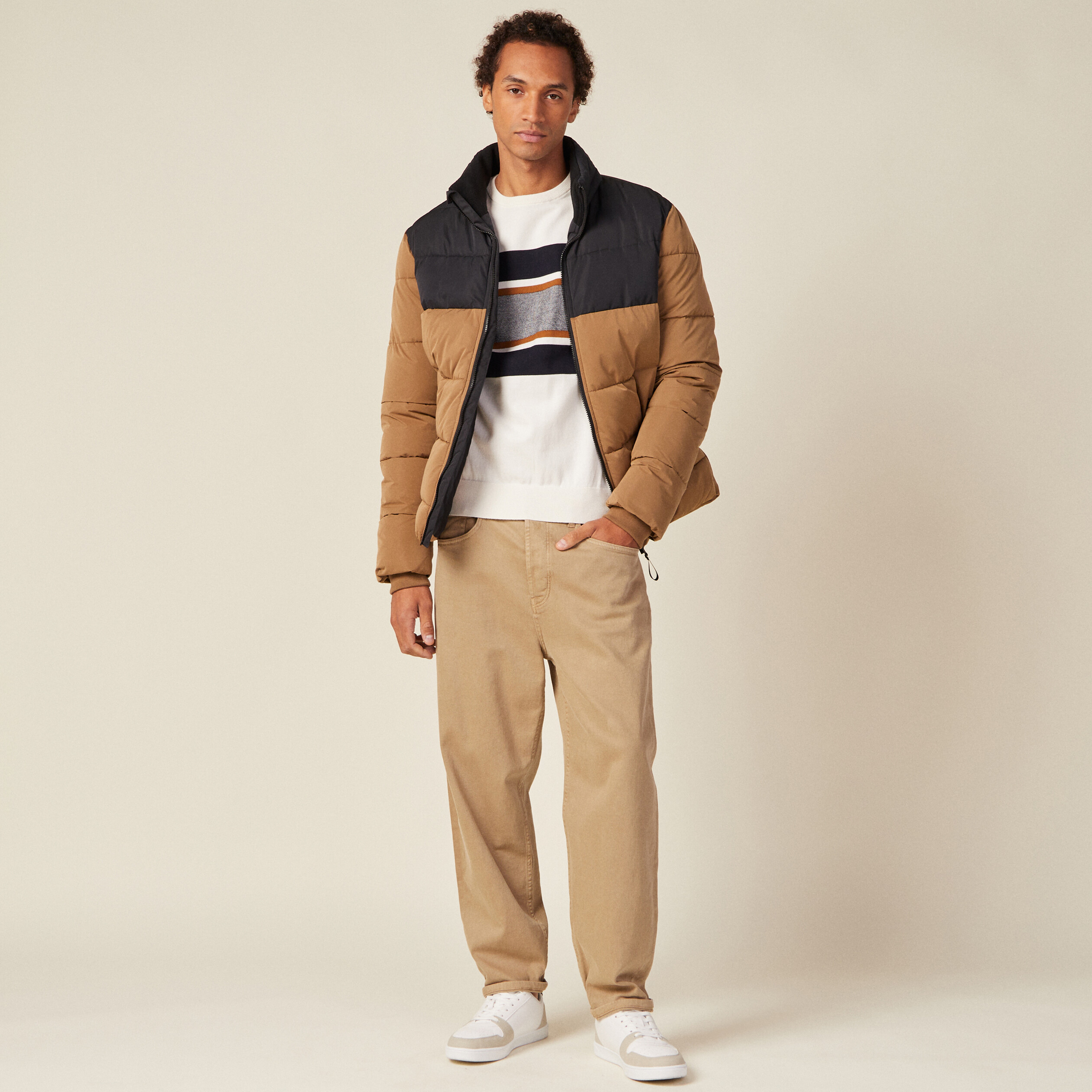 Doudoune oversize noir homme