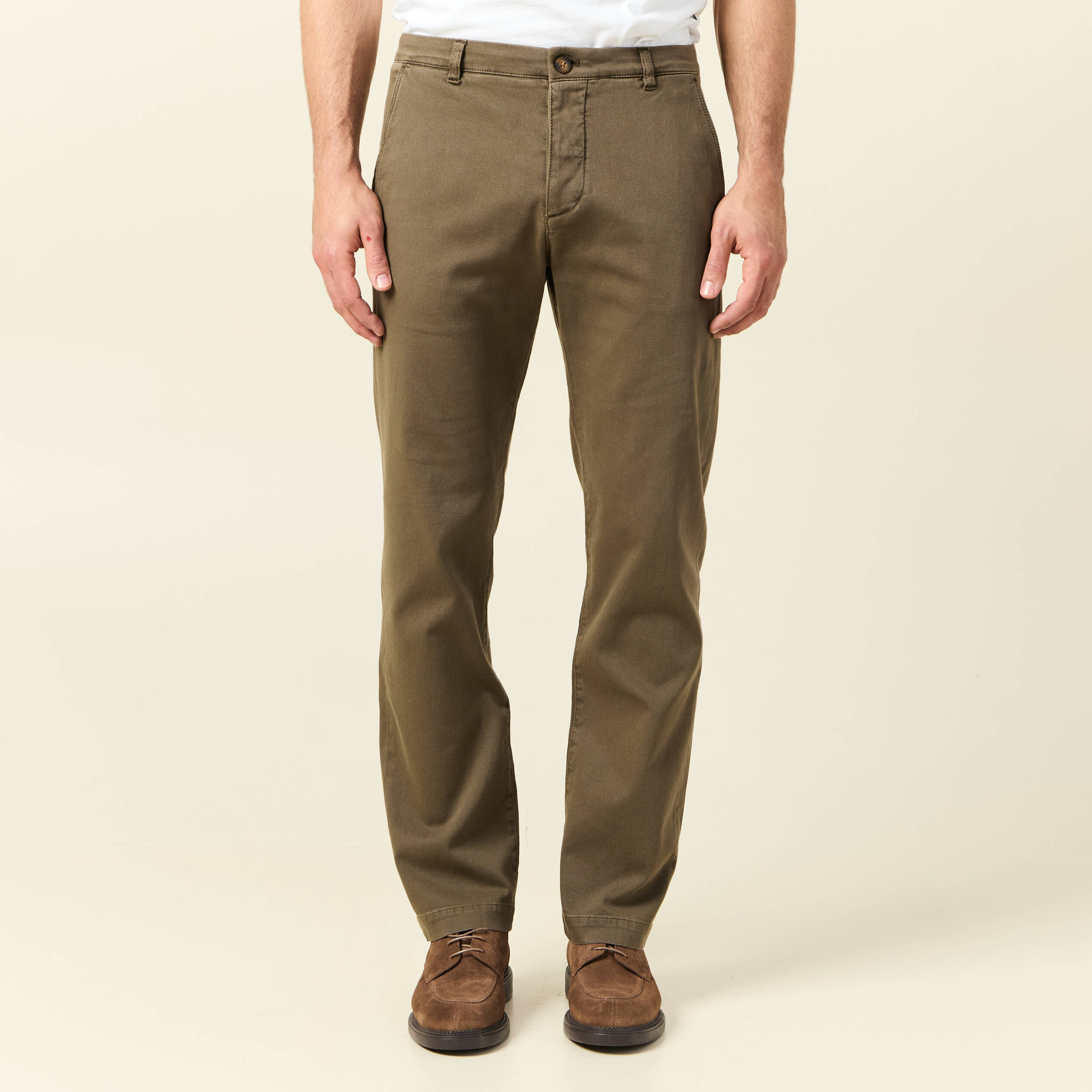pantalon chino straight camel homme Pantalon chino straight camel homme
