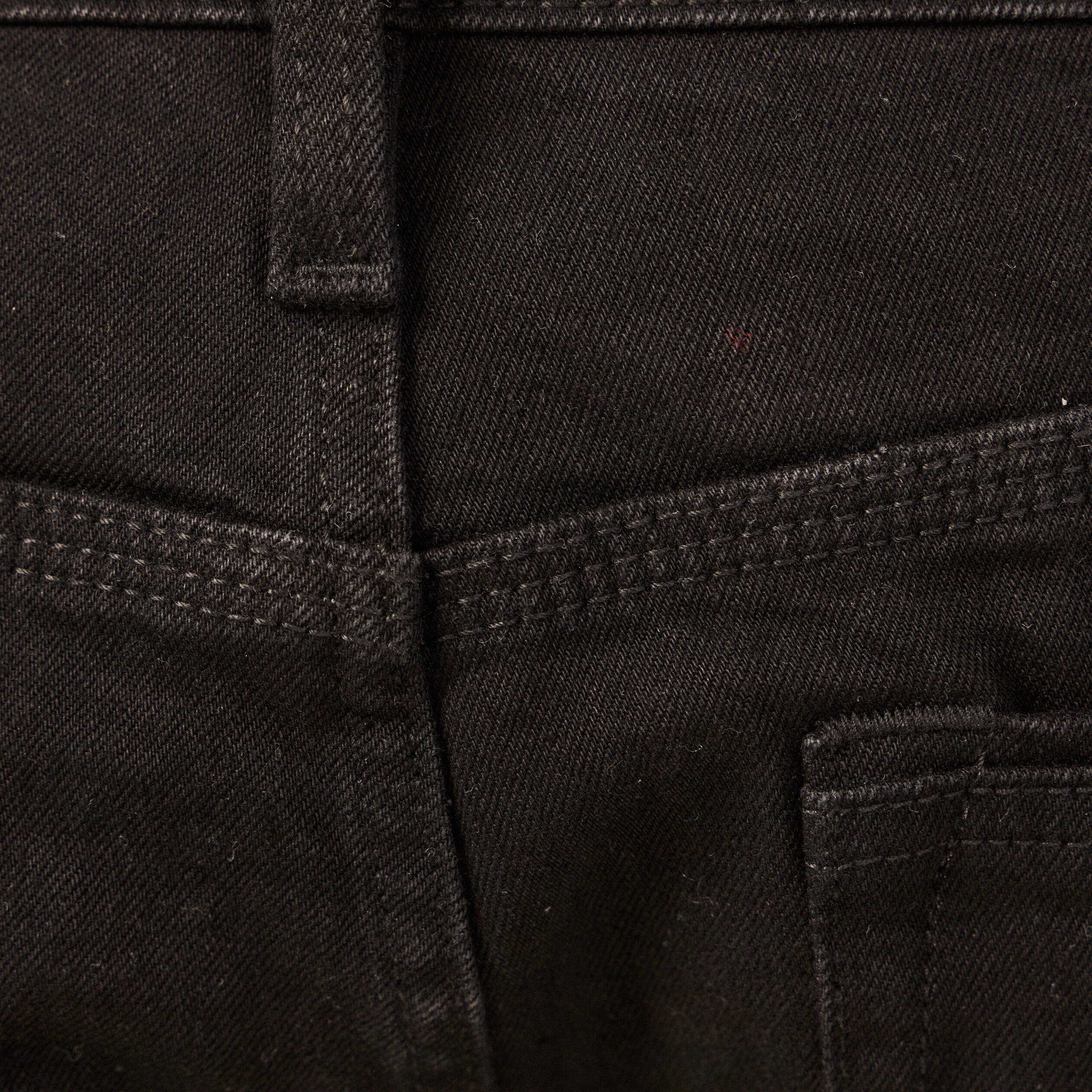 Jeans regular longueur 34 denim noir homme