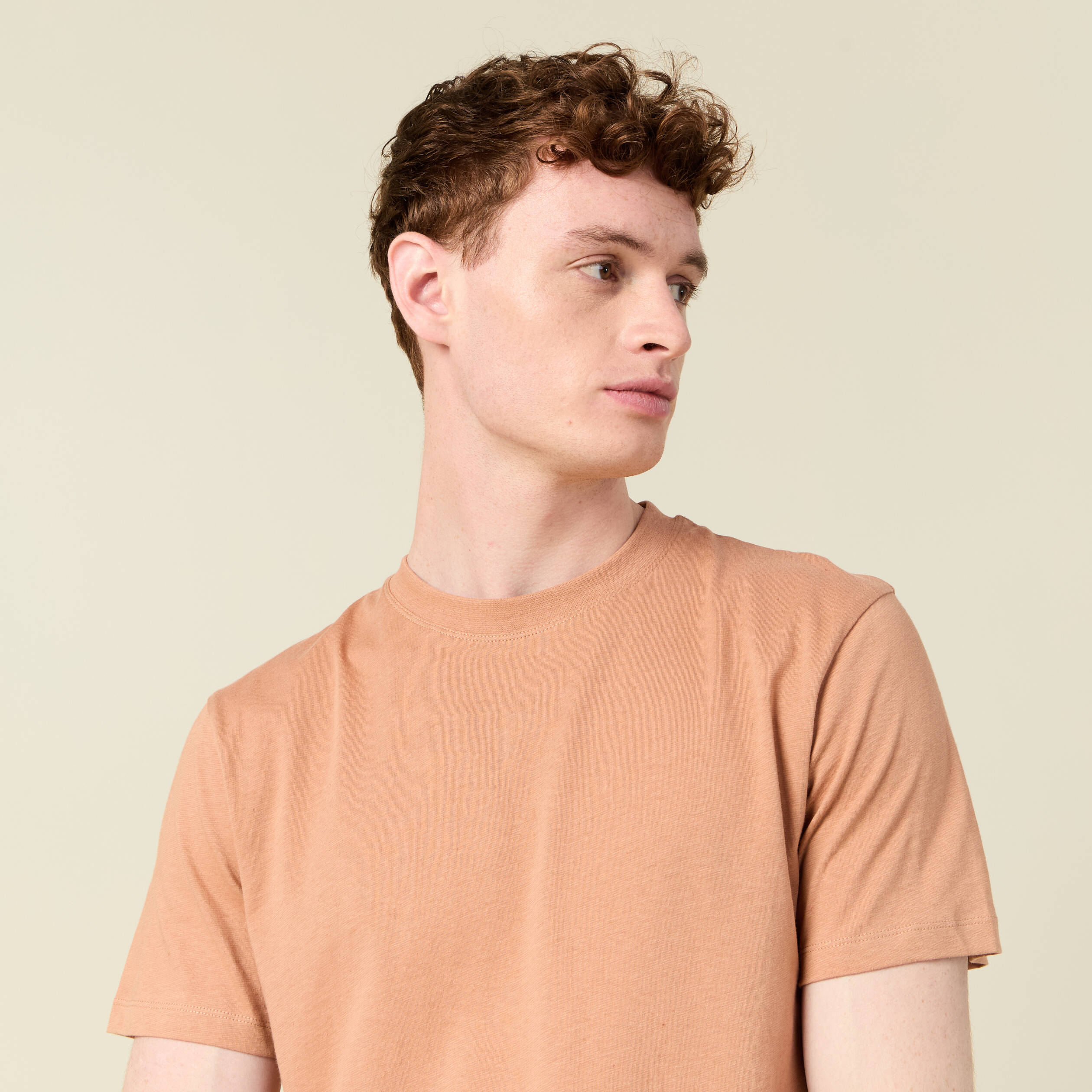 t shirt manches courtes vieux rose homme T-shirt manches courtes vieux rose homme