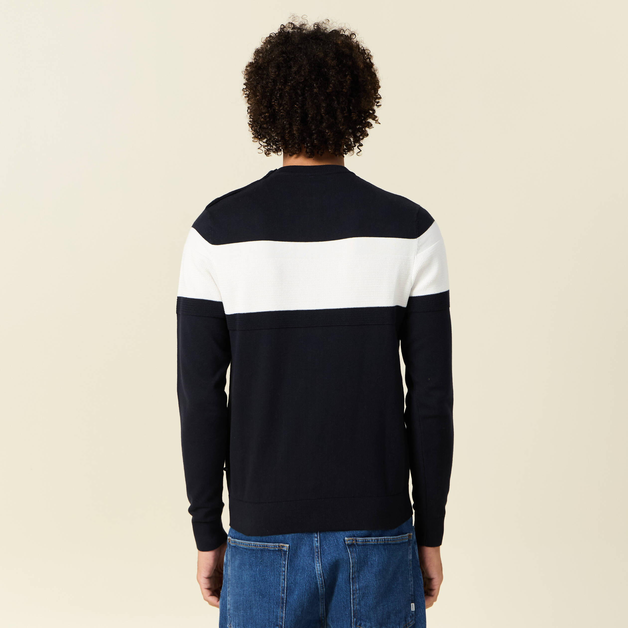 pull manches longues bleu marine homme Pull manches longues bleu marine homme