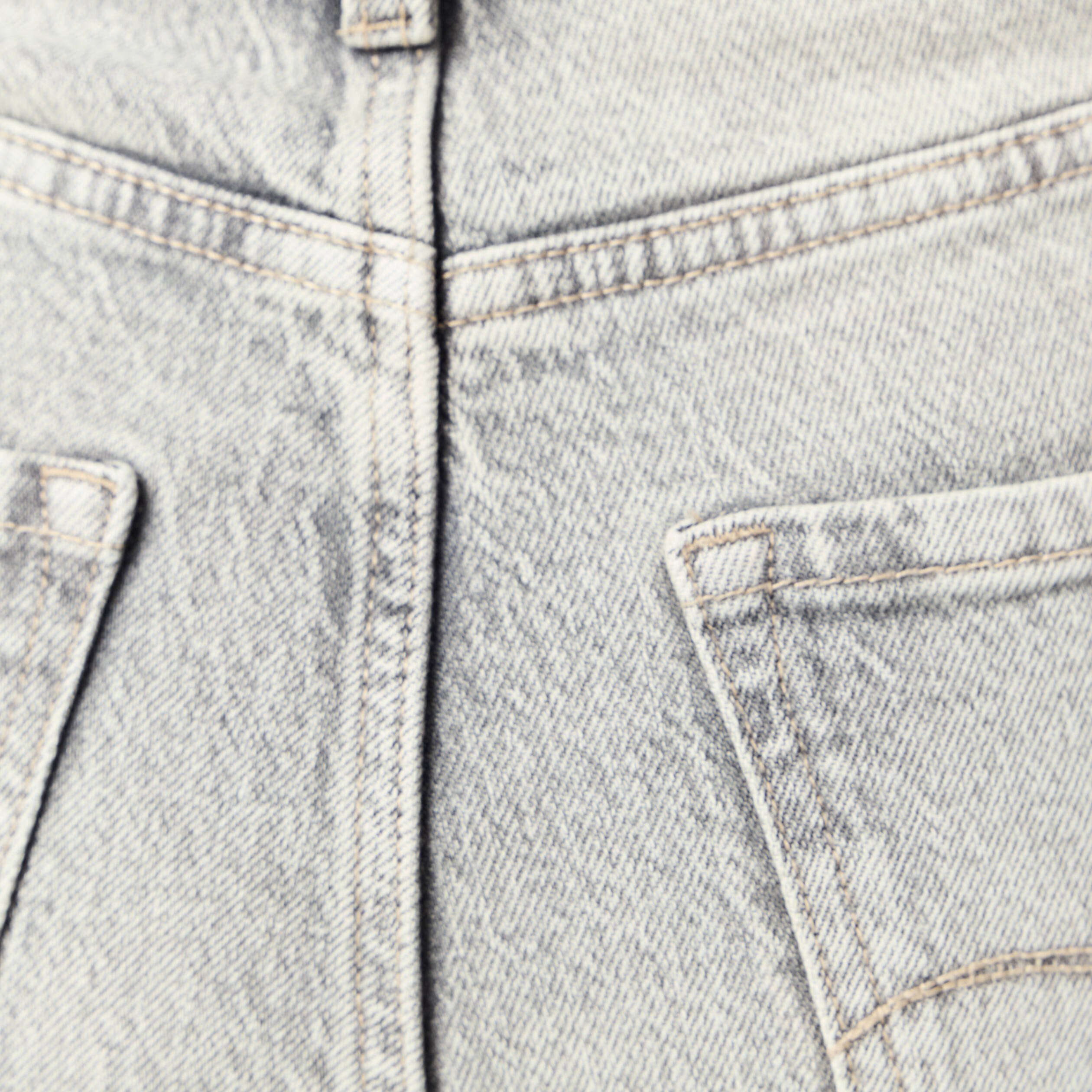 jeans barrel slouchy taille haute 78eme denim gris clair femme Jeans barrel slouchy taille haute 7/8ème denim gris clair femme