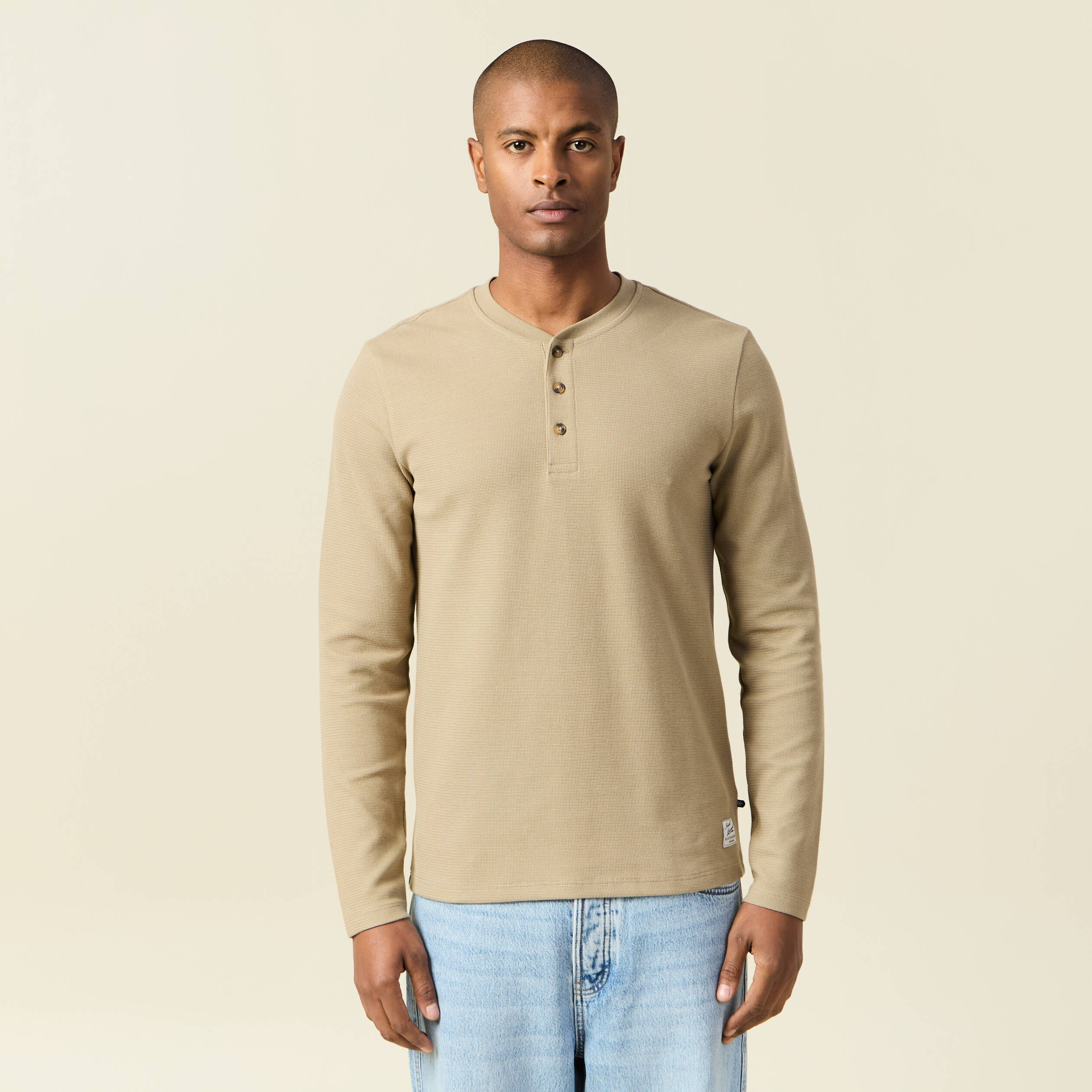 T-shirt manches longues gris homme