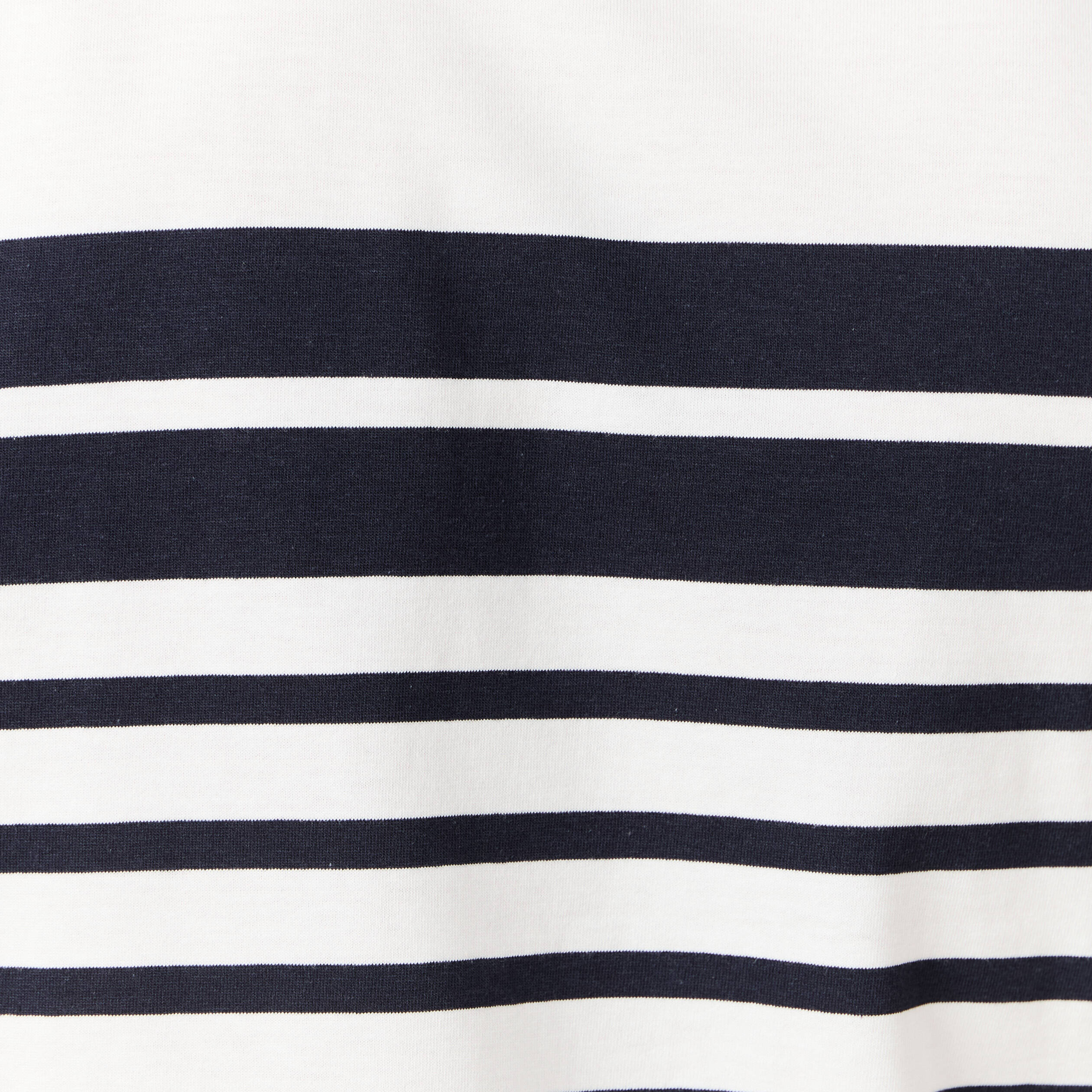 T-shirt ray&eacute; col rond manches courtes ecru homme