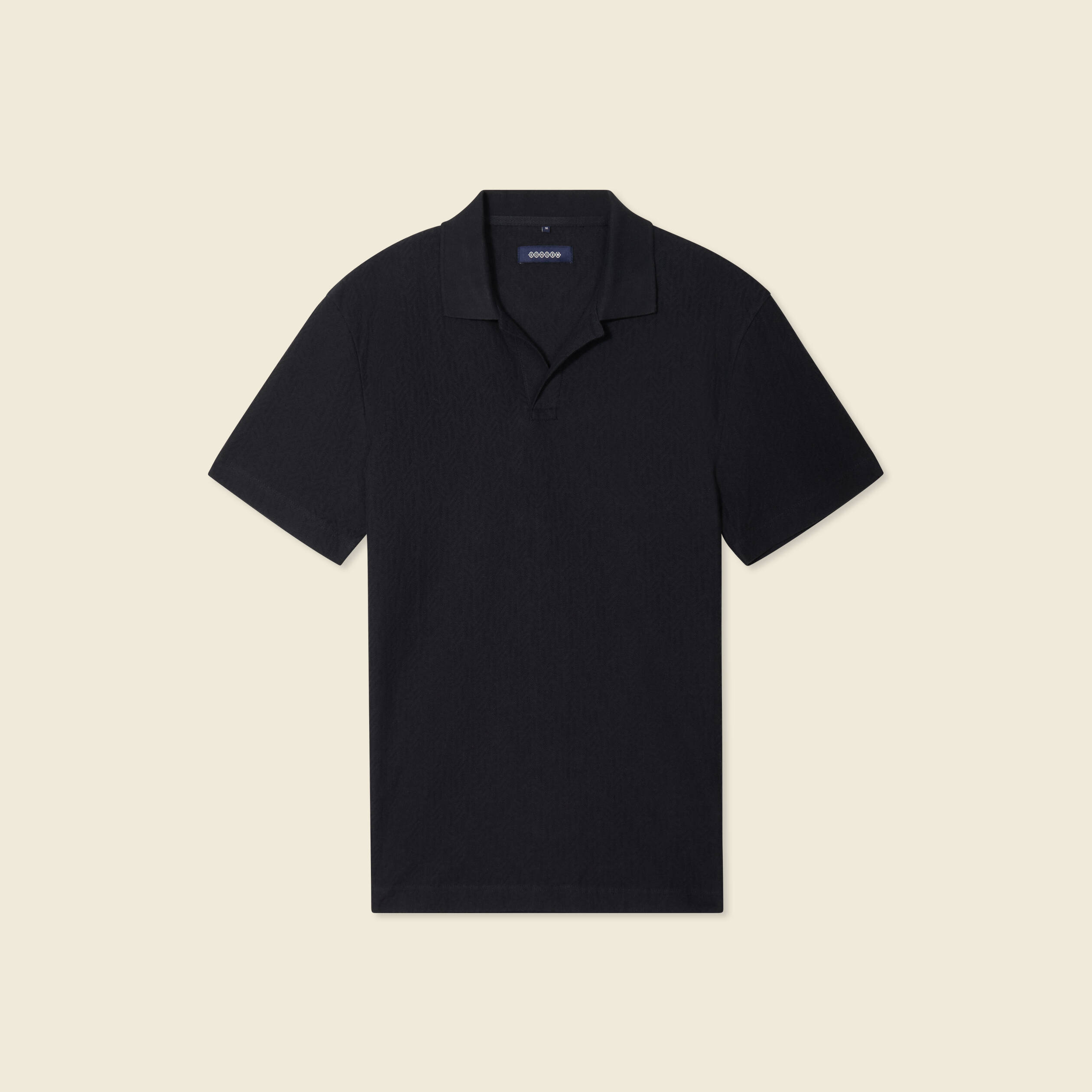 Polo manches courtes noir homme