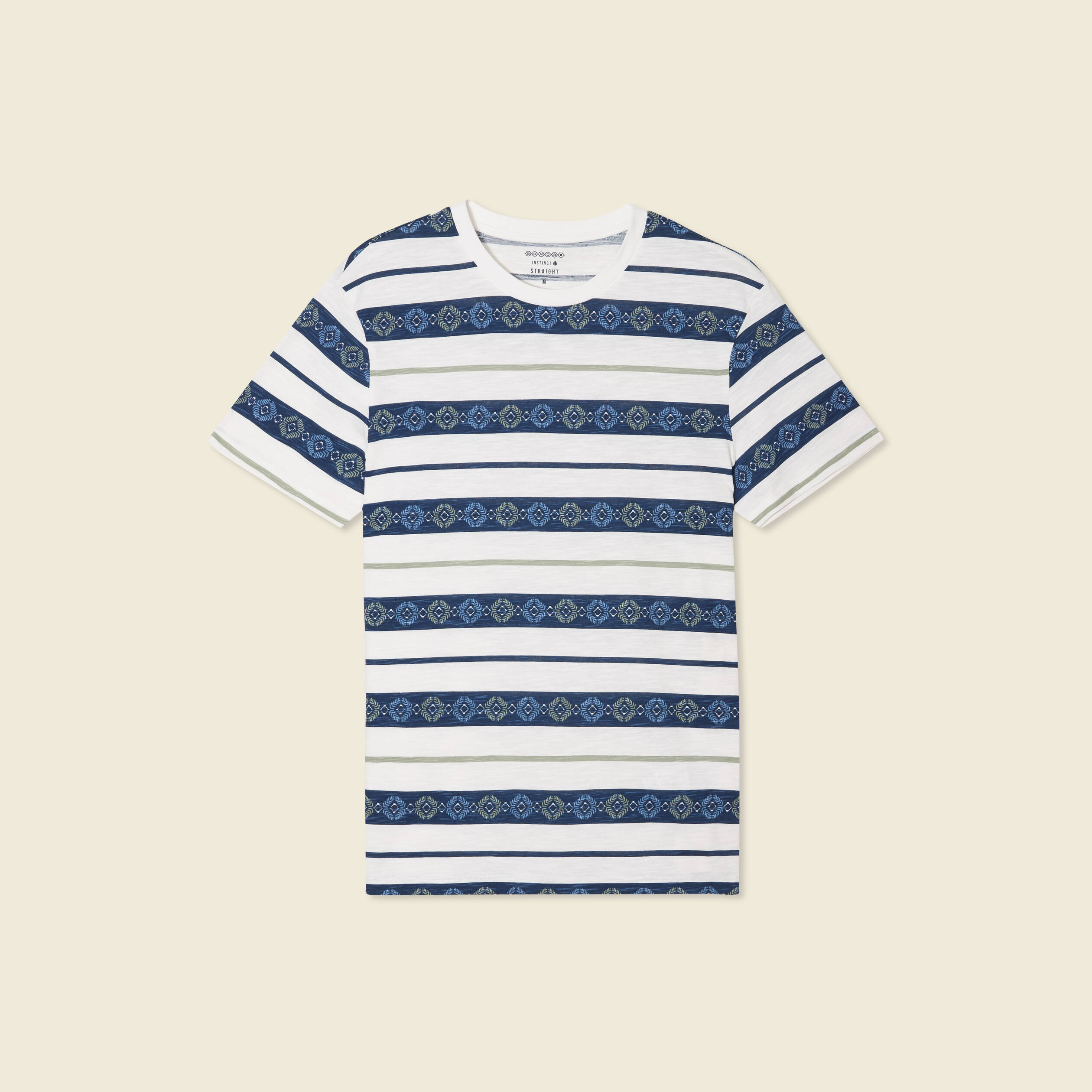 T-shirt manches courtes bleu marine homme