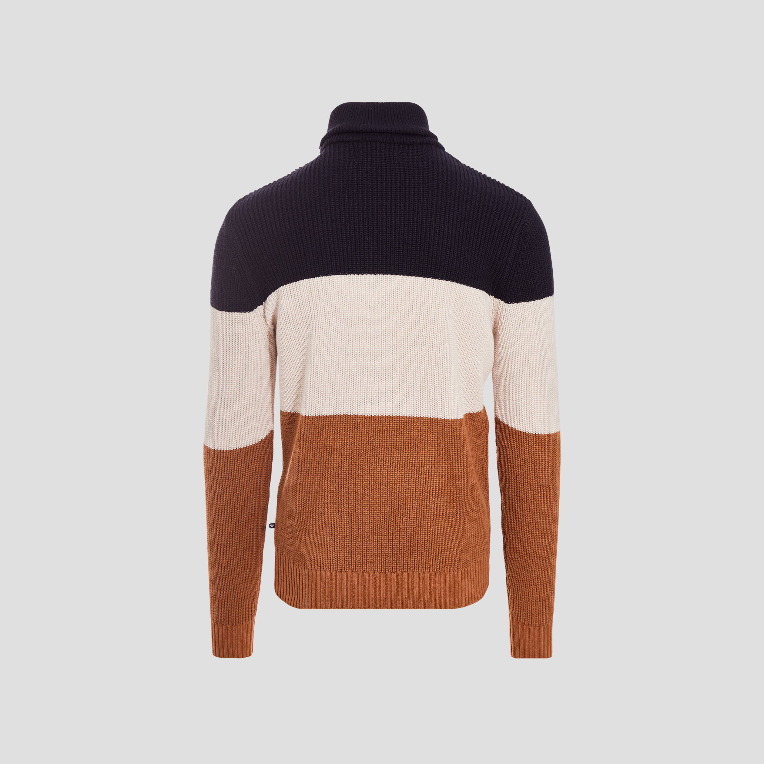 Pull manches longues bleu foncé homme