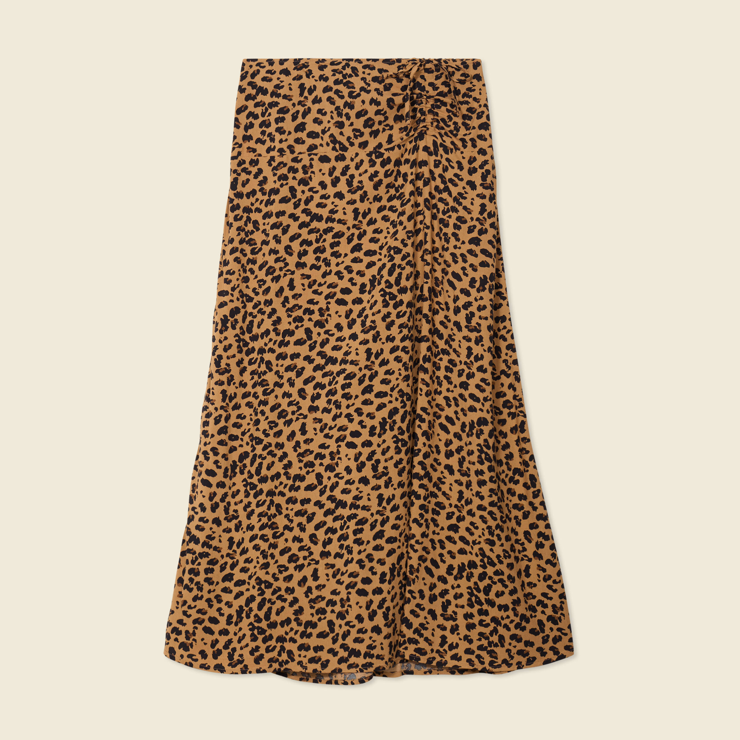jupe longue portefeuille marron clair femme Jupe longue portefeuille marron clair femme