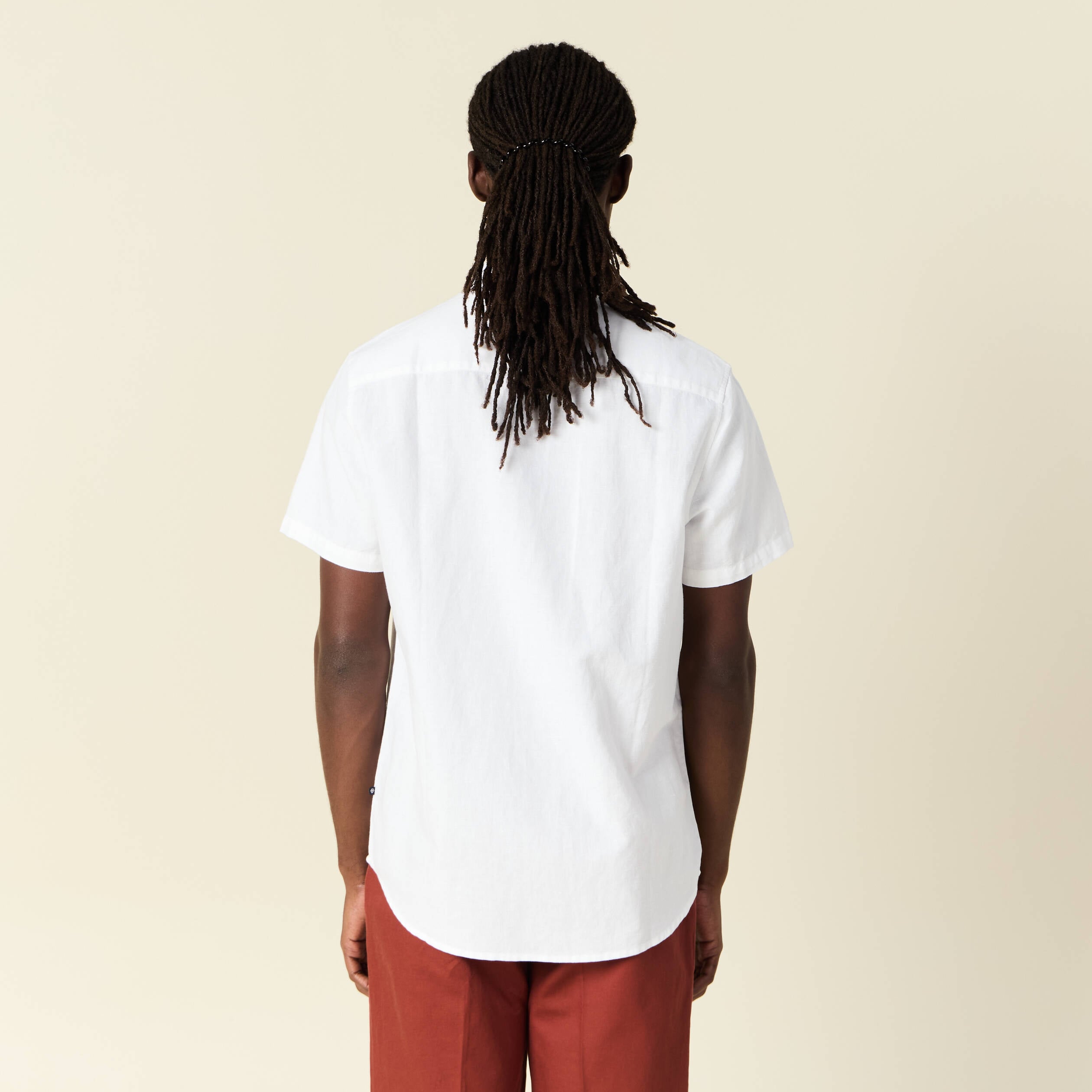Chemise boutonnée homme imprimée manches courtes Huk Kona, Yellowfin