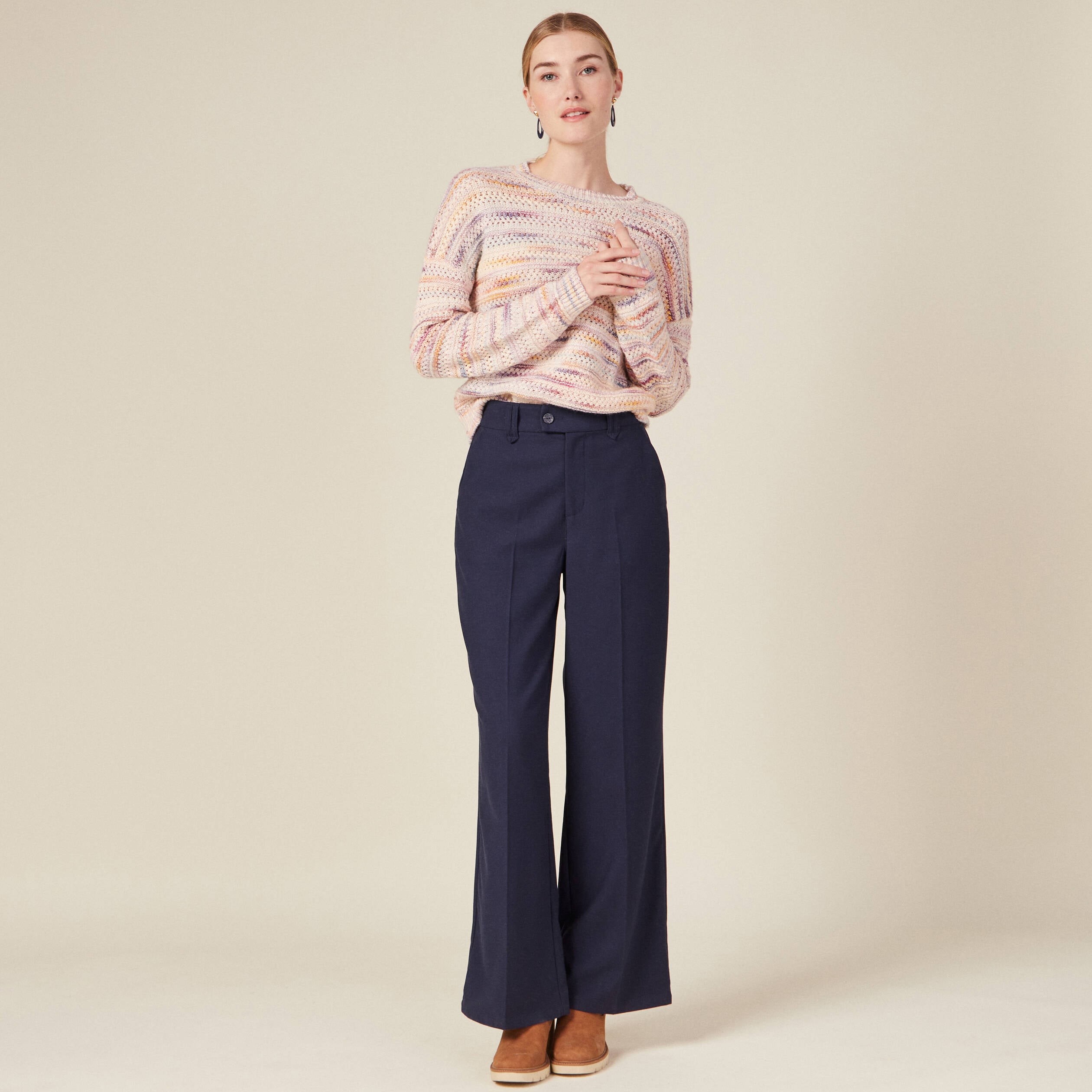 Pulls Roses Femme | be camaïeu