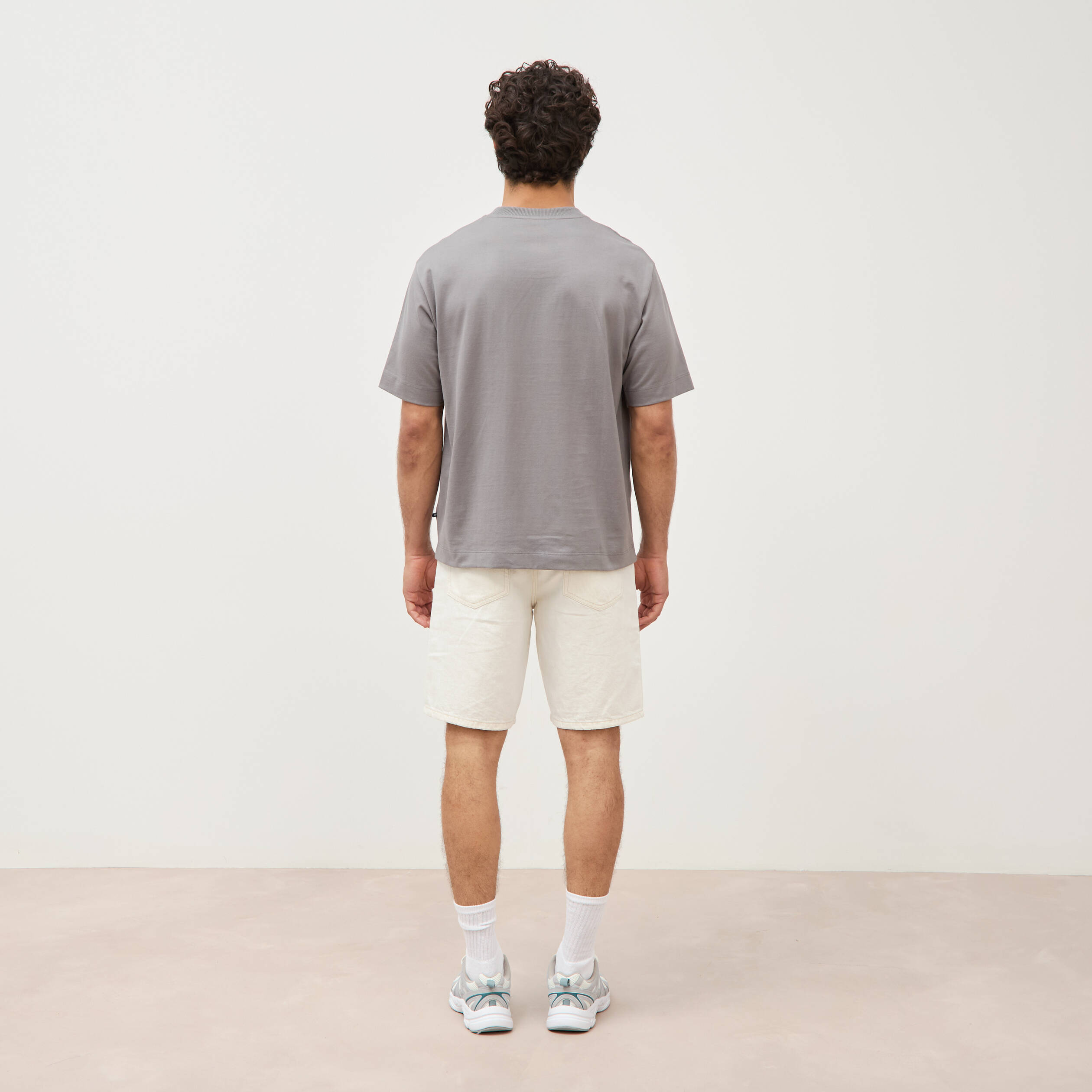 T-shirt en coton gris homme