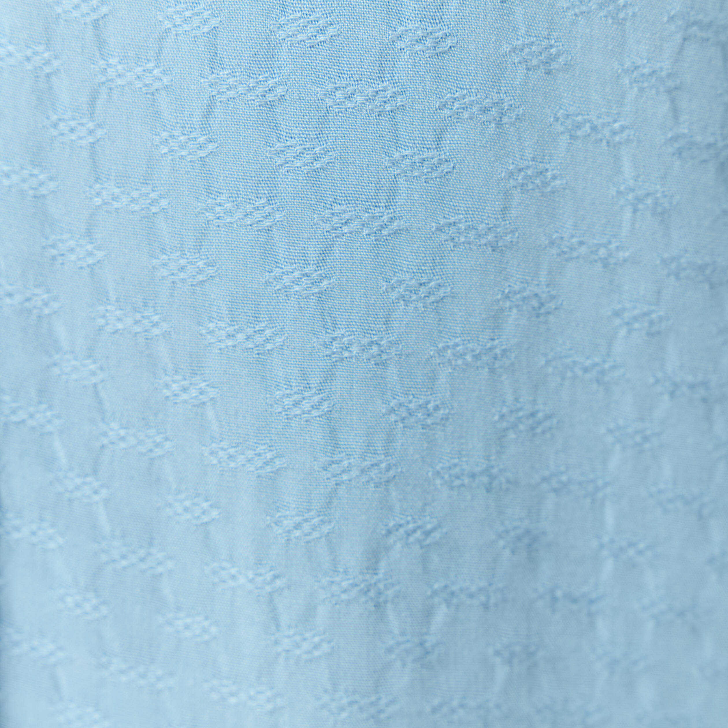Chemise manches courtes bleu clair femme