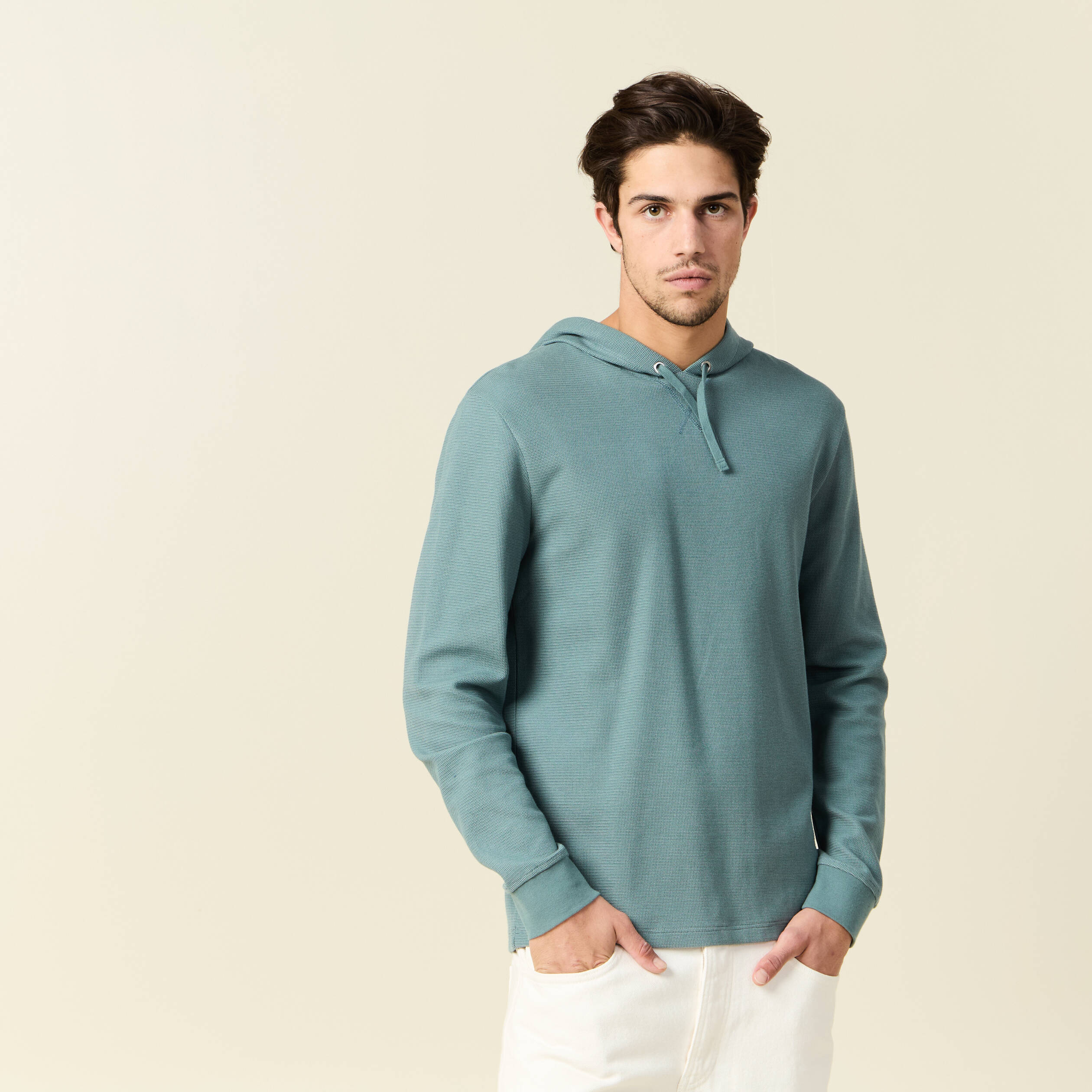 t shirt a capuche vert fonce homme T-shirt à capuche vert foncé homme