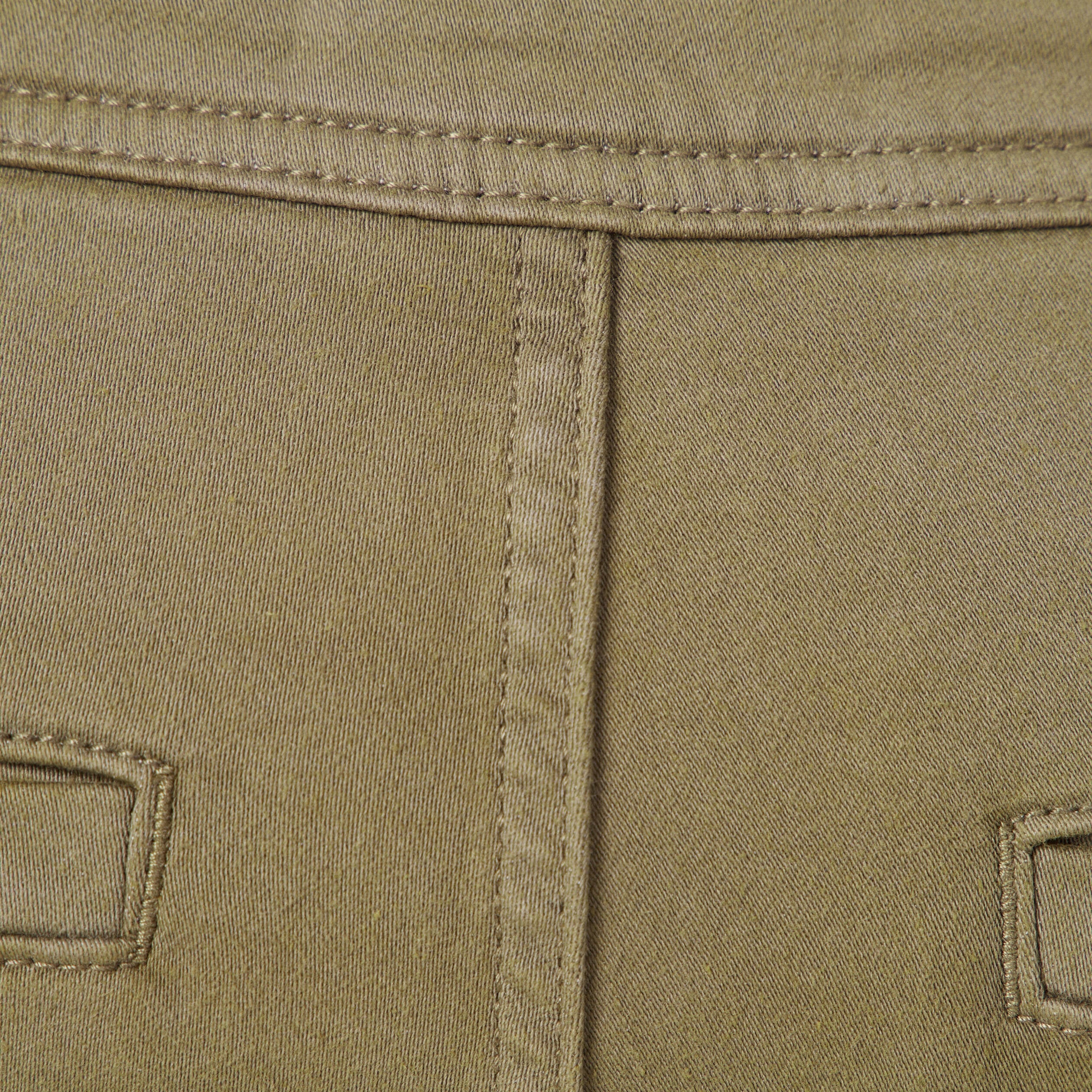 Pantalon battle bas resserr&eacute; vert kaki homme