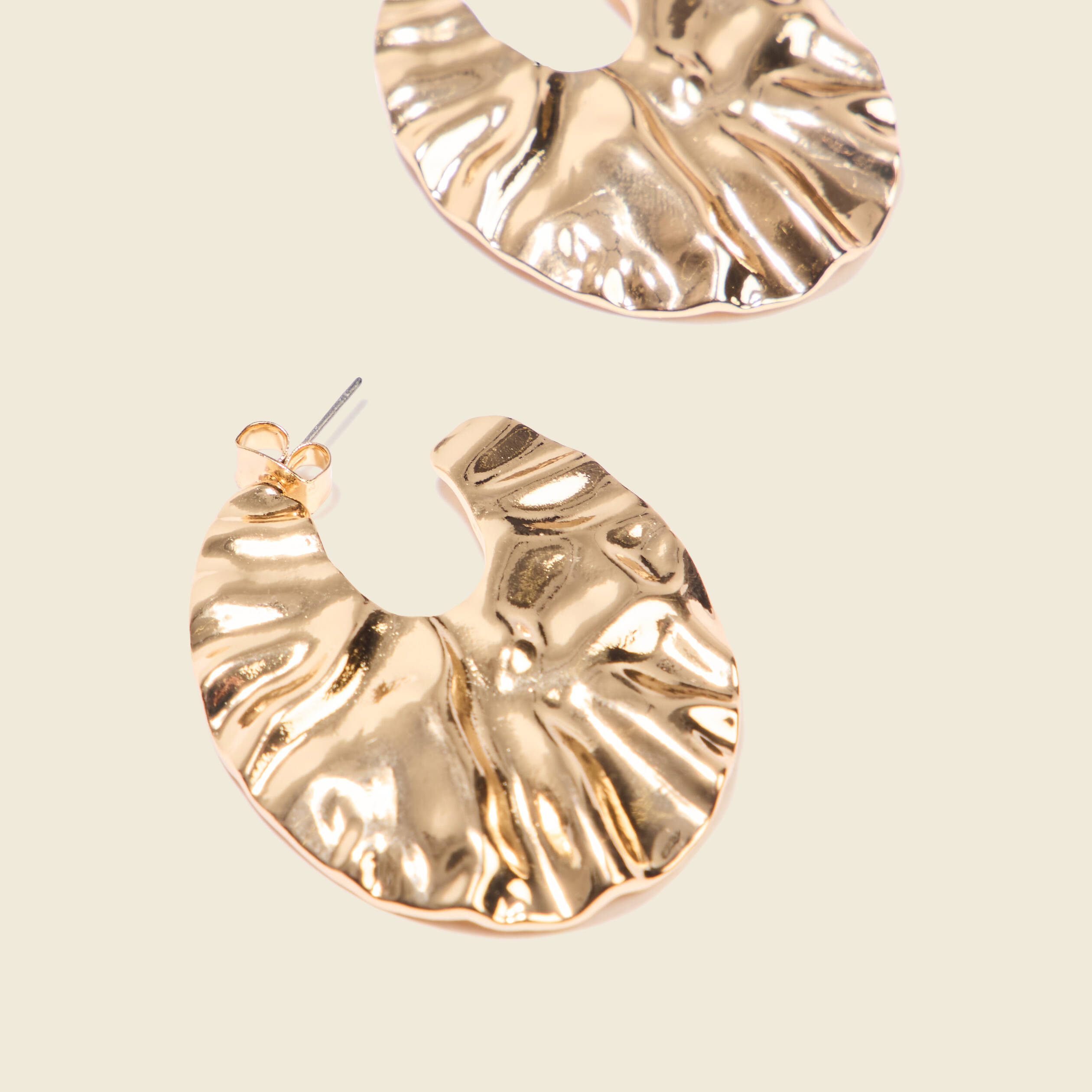 boucles doreilles creoles couleur or femme Boucles d'oreilles créoles couleur or femme