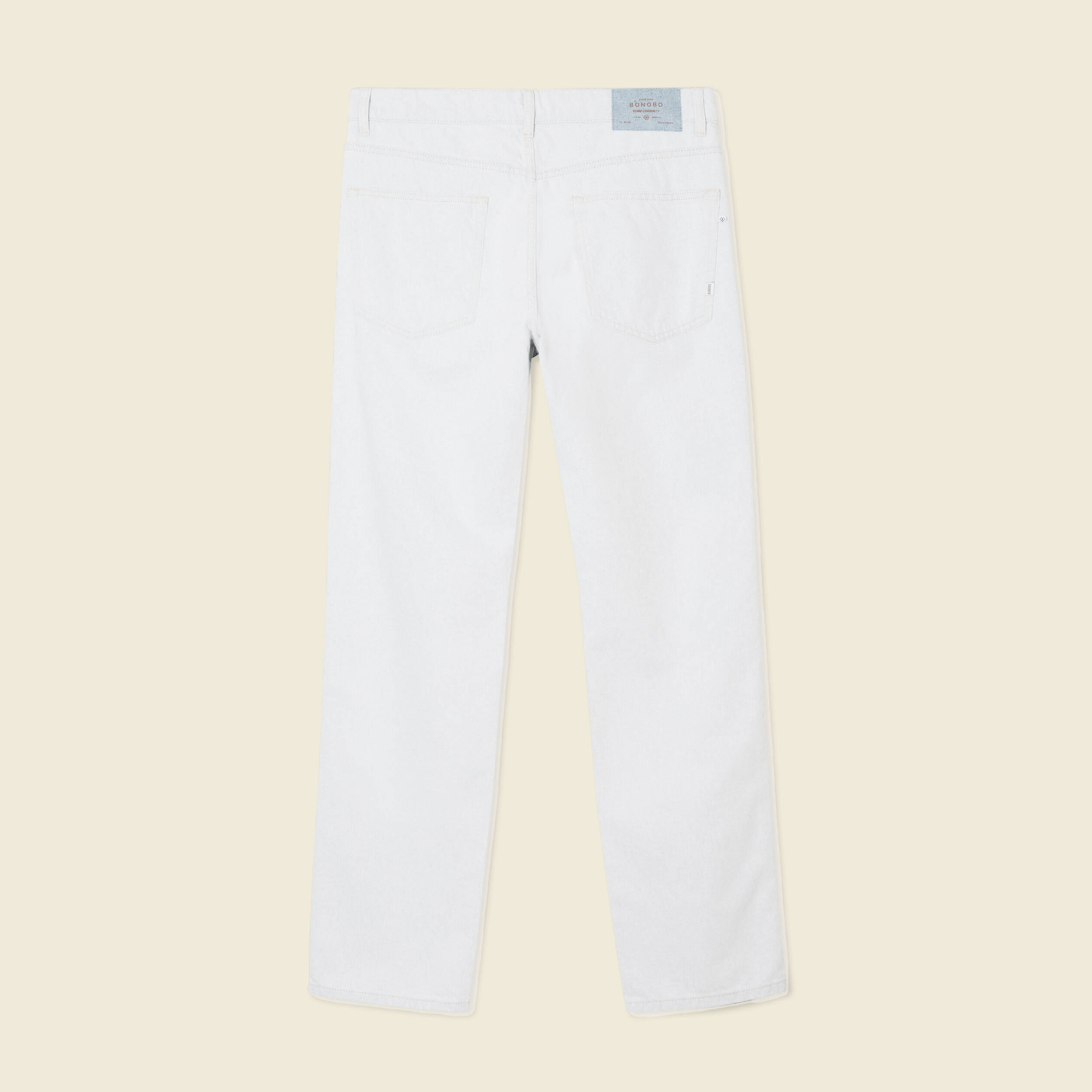 jeans regular 5 poches denim snow bleach homme Jeans regular 5 poches denim snow bleach homme