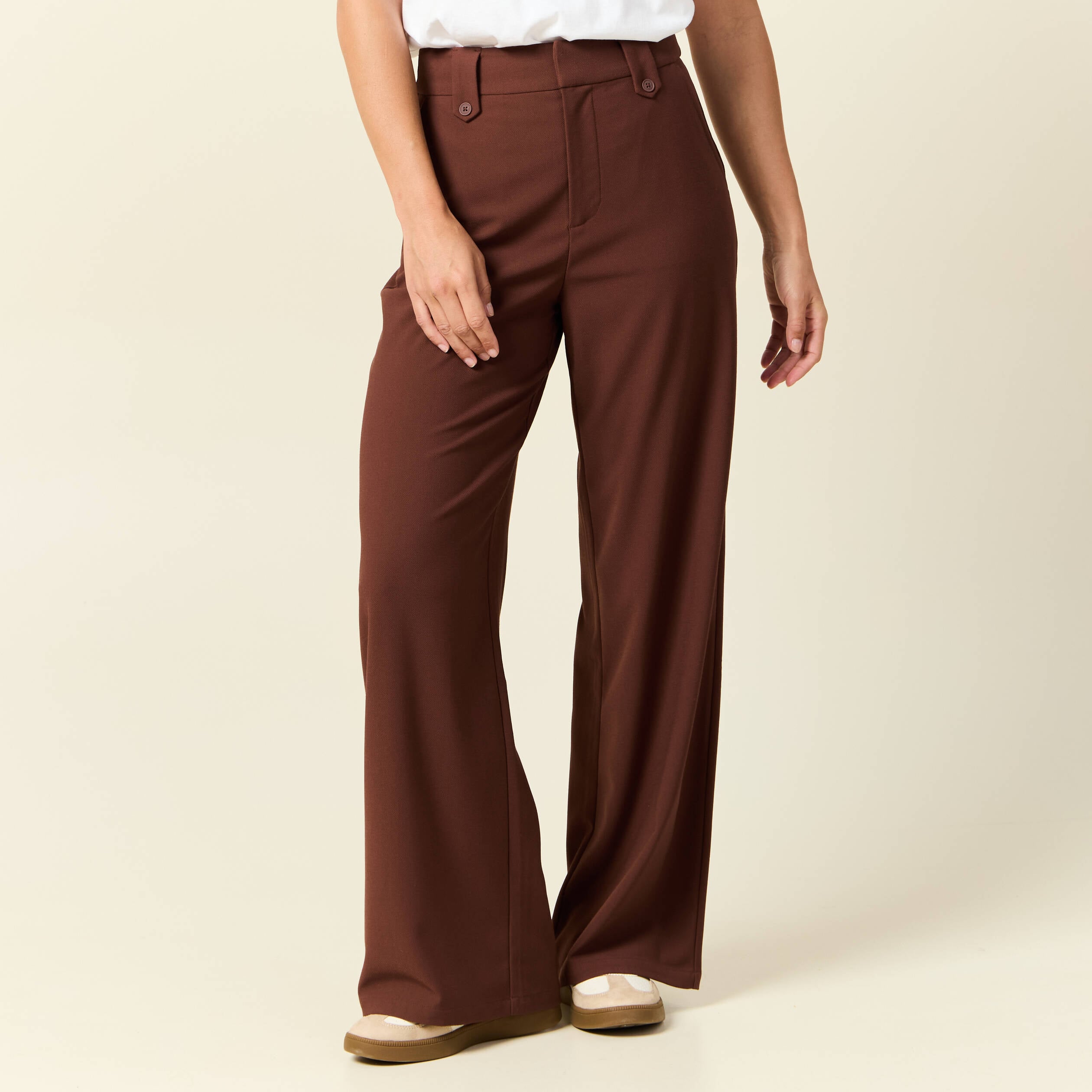 taille haute pantalon breal femme