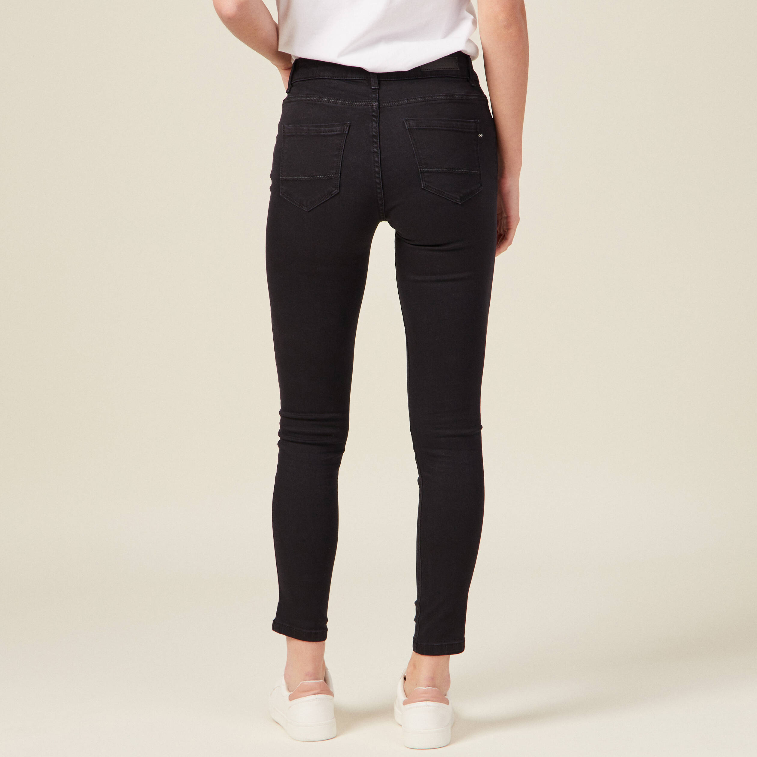 Jeans Skinny Femme Charter Club - Cuir Daim Et Denim Noir - Taille 6 - Neuf Avec étiquettes