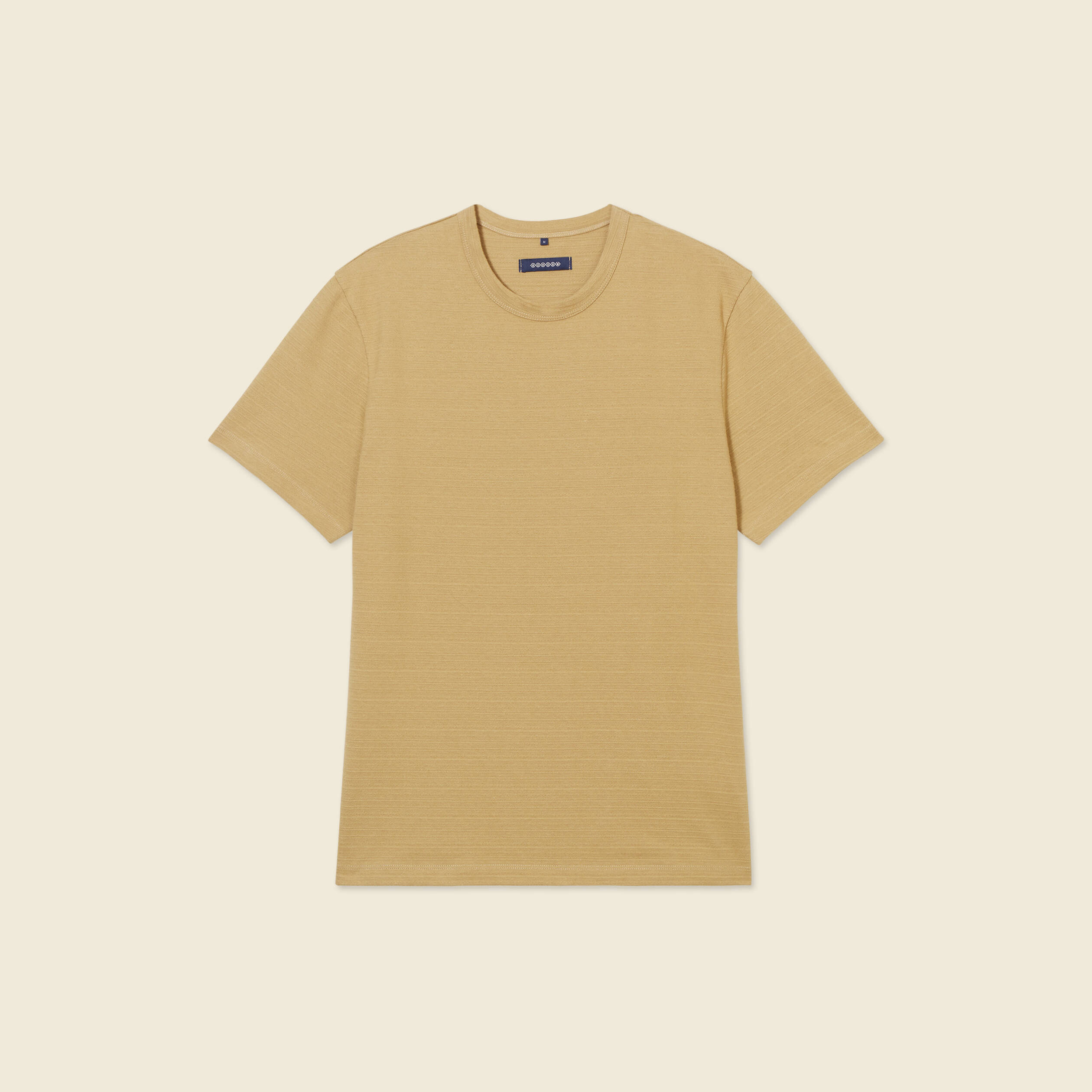 t shirt manches courtes beige homme T-shirt manches courtes beige homme