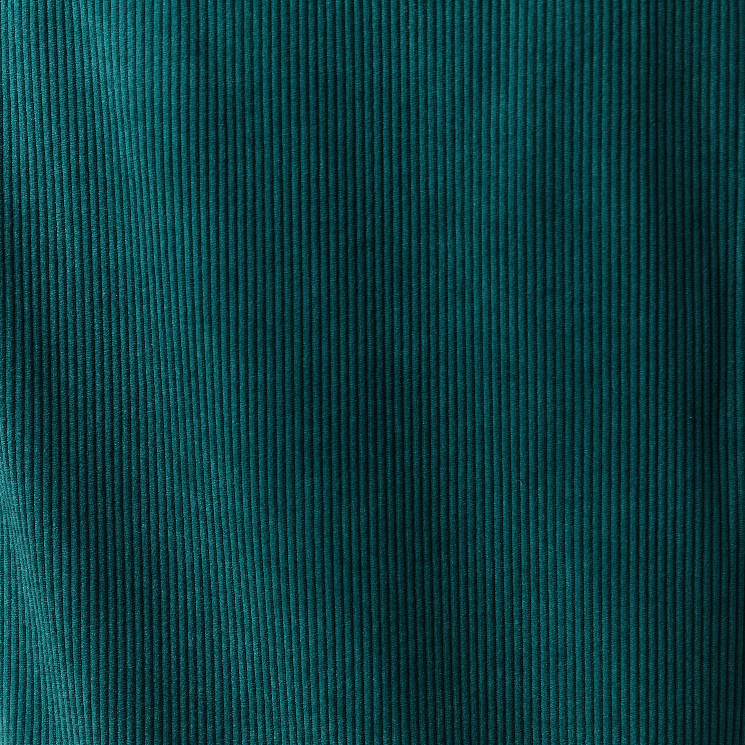 Robe droite velours col polo vert fonc&eacute; femme