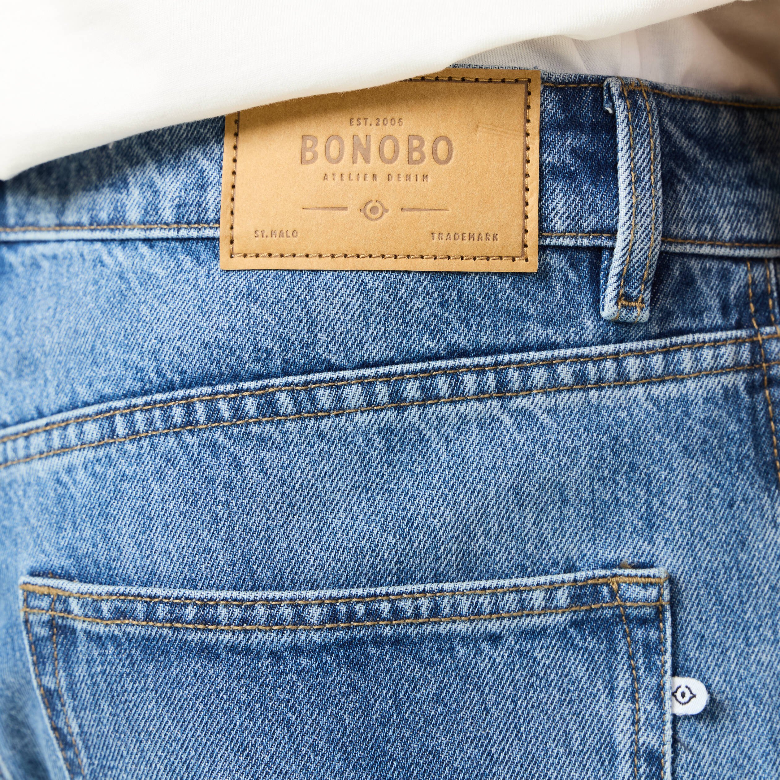 jeans relax 5 poches denim stone homme Jeans relax 5 poches denim stone homme