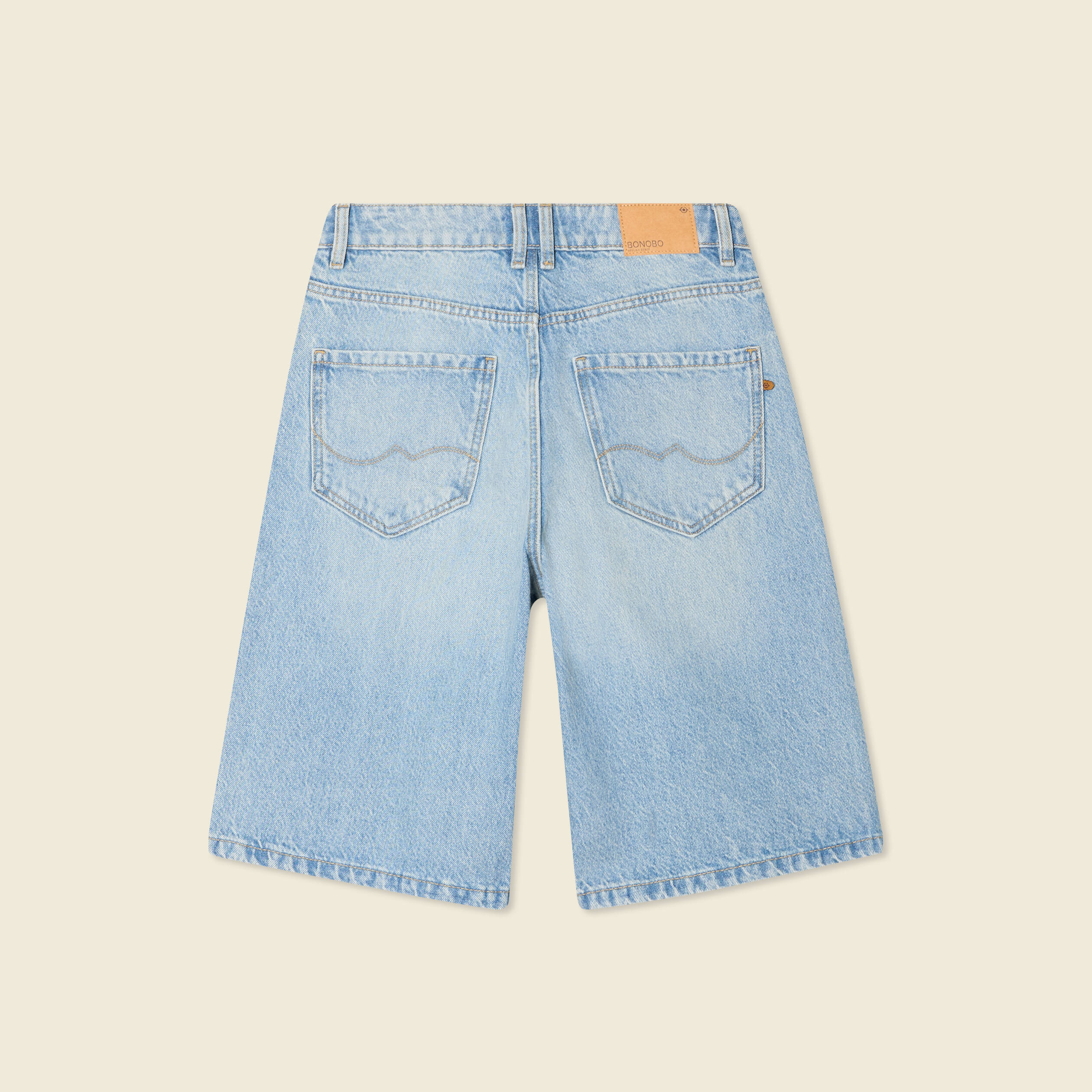 bermuda large en jean denim used femme Bermuda large en jean denim used femme