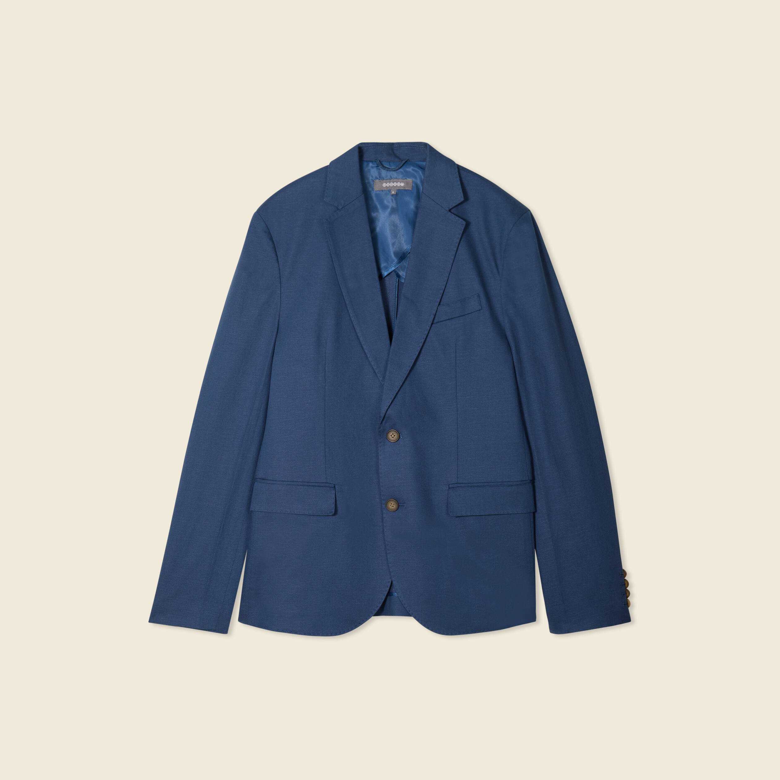 veste blazer cintre bleu fonce homme Veste blazer cintré bleu foncé homme