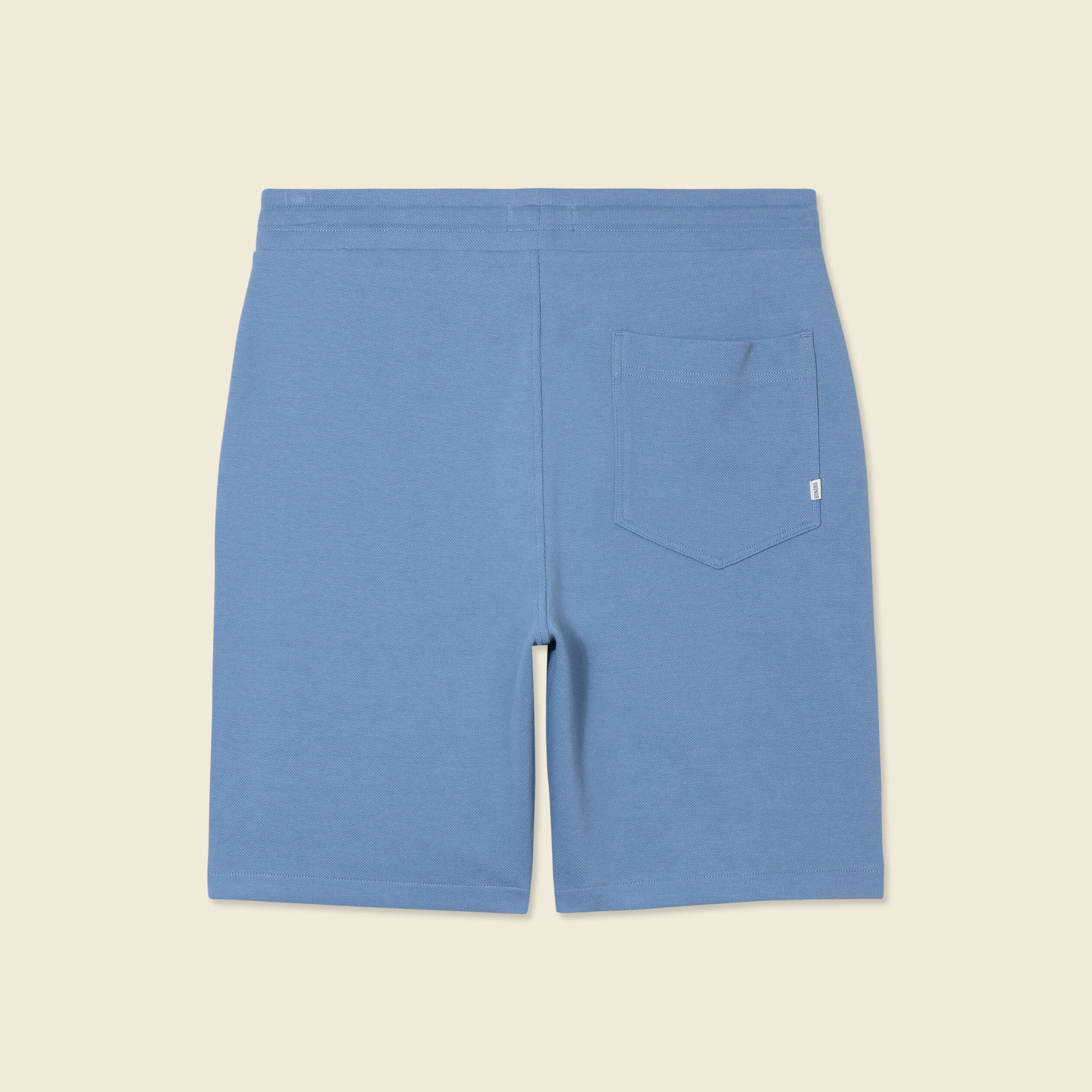 Short éco-responsable bleu gris homme