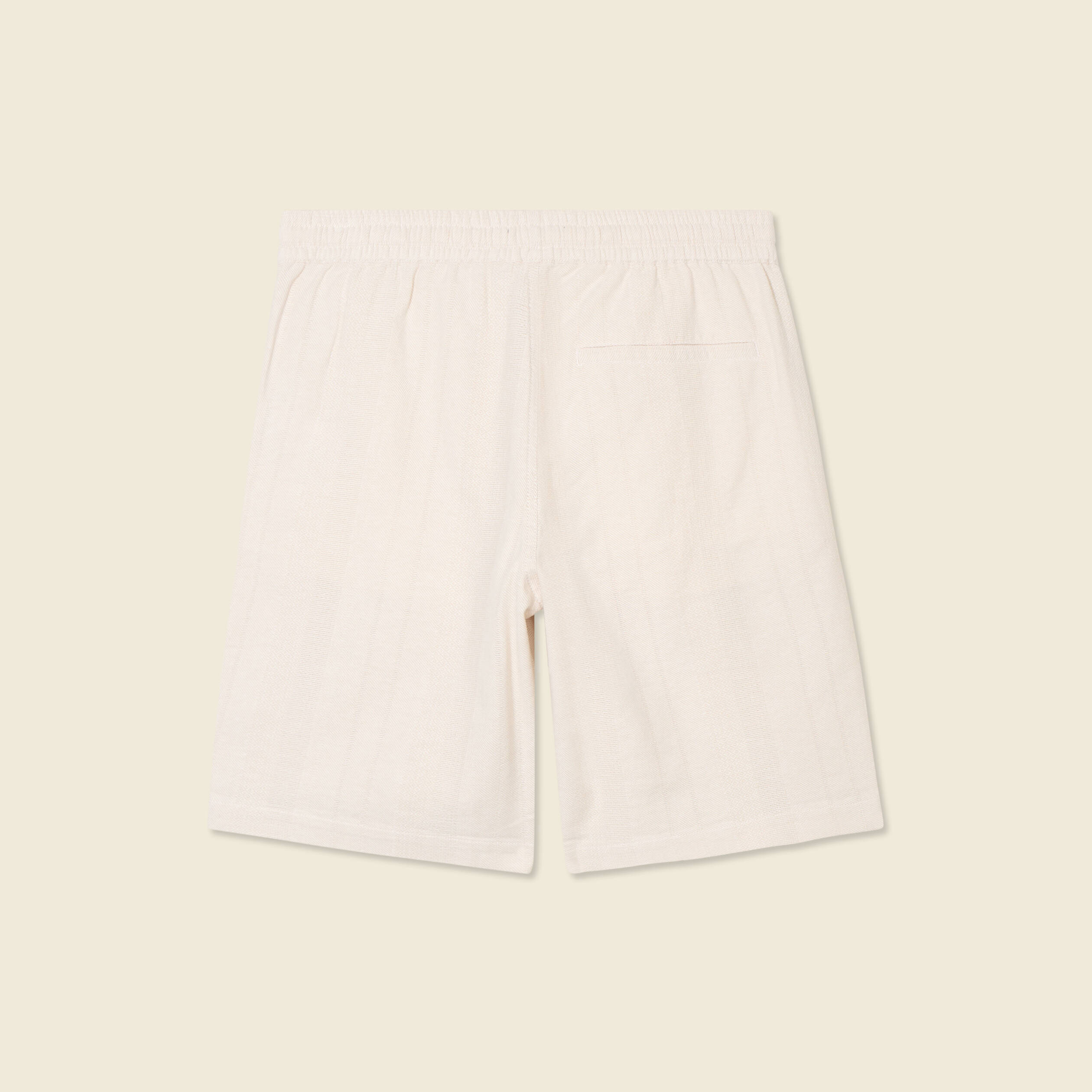 bermuda droit a coulisse ecru homme Bermuda droit à coulisse ecru homme