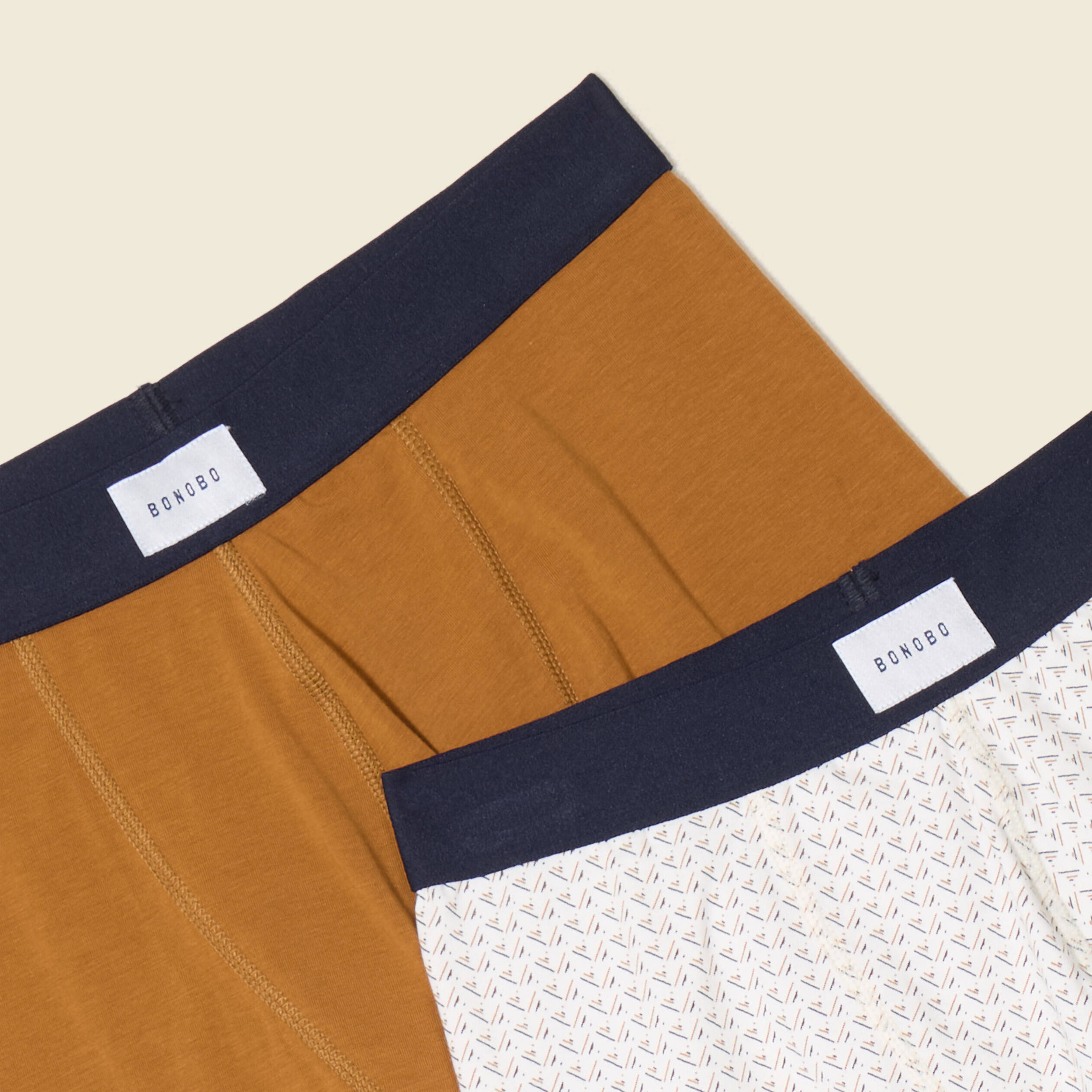 lot 2 boxers marron homme Lot 2 boxers marron homme