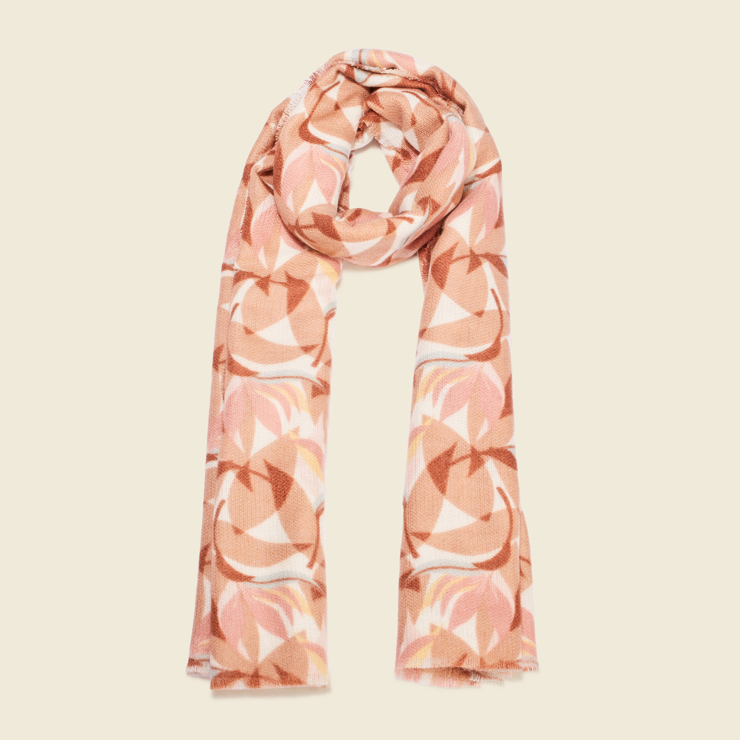 Écharpe beige femme