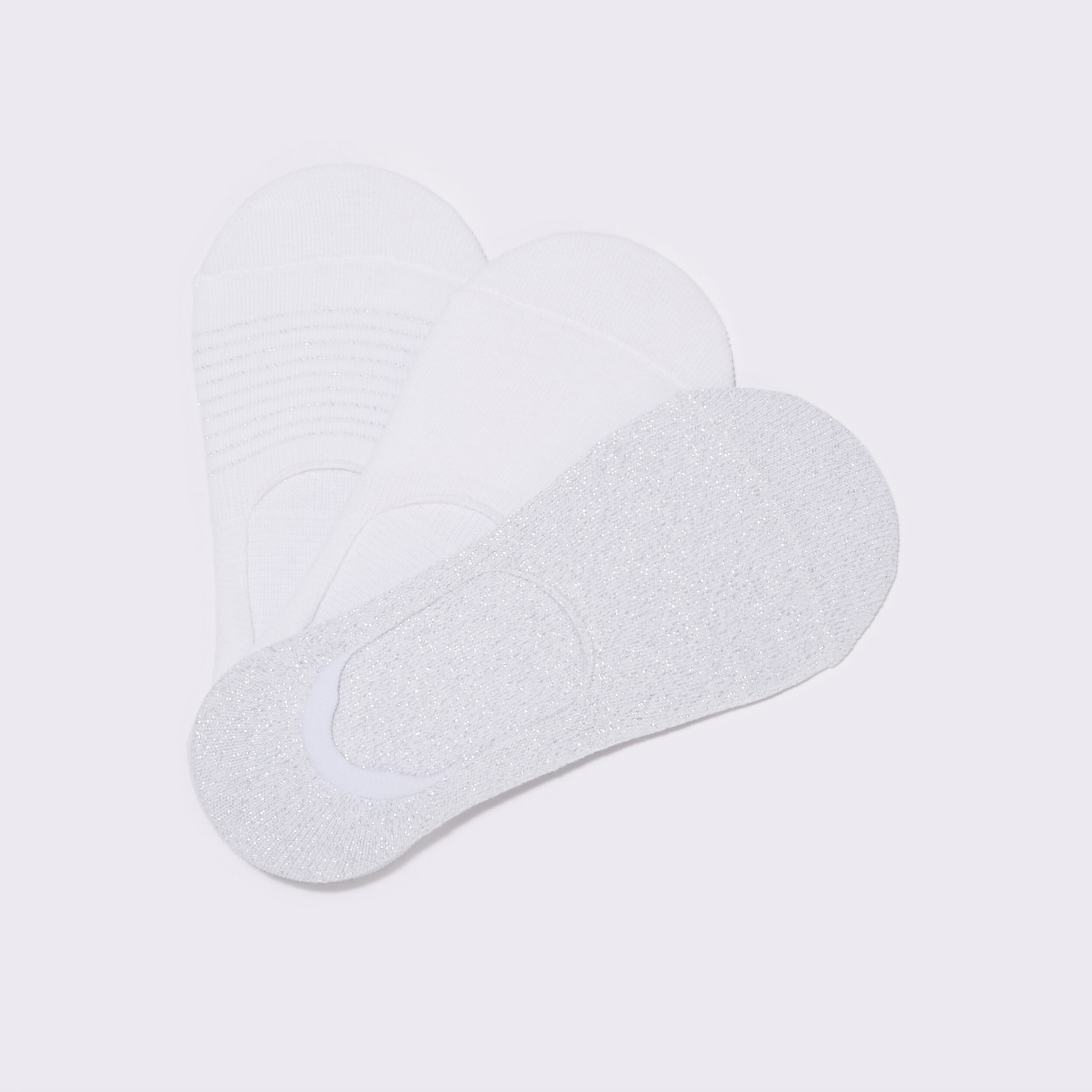 Lot 3 paires socquettes blanc femme