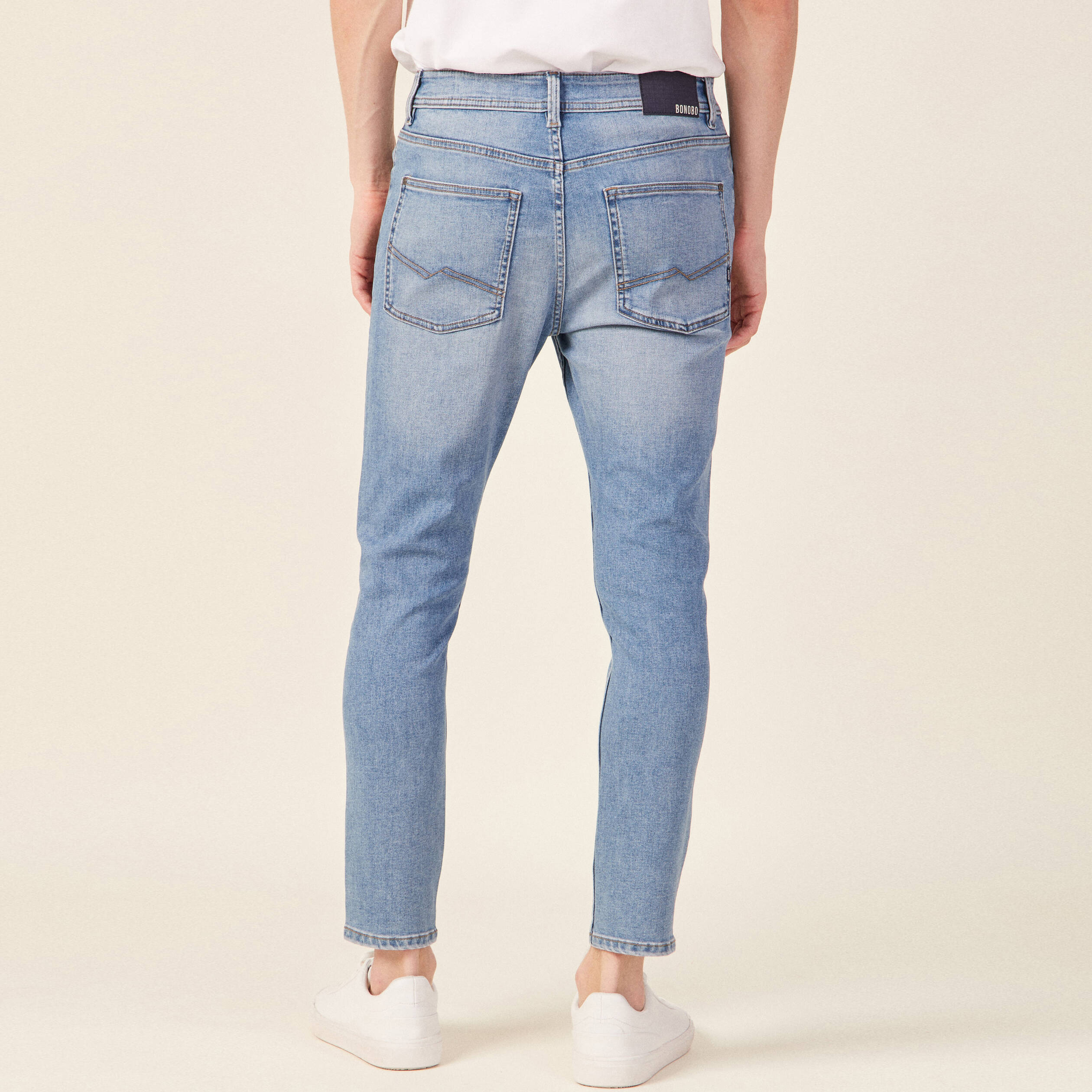 Jean Stretch Jean Bonobo Homme Bonobo Pantalon Beige Homme Large