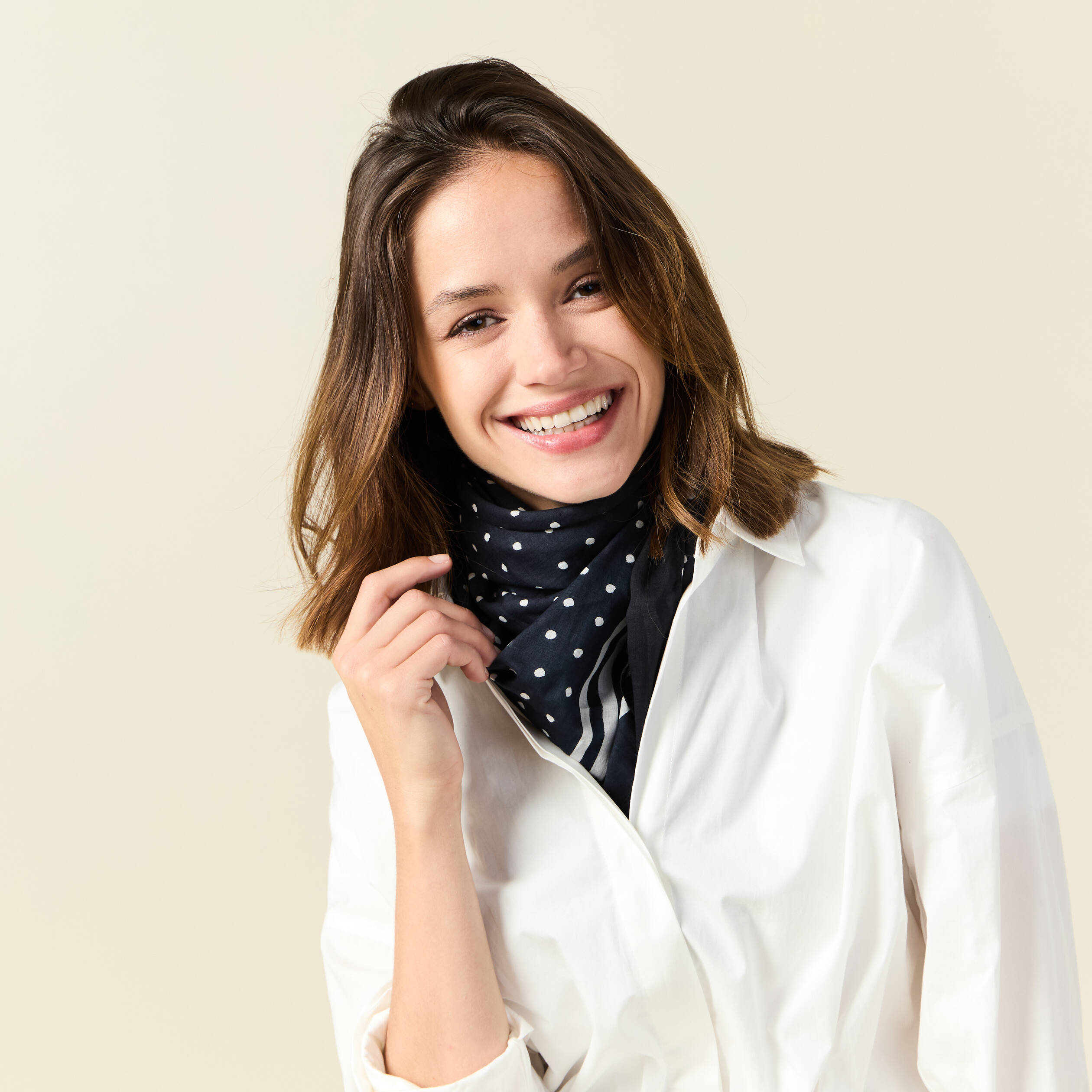 foulard blanc femme Foulard blanc femme